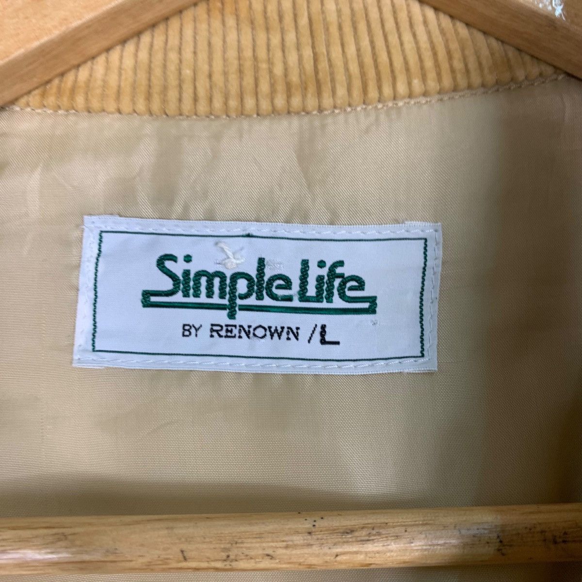 Japanese Brand SIMPLE LIFE Yellow Corduroy Chore Jacket #0991-C44 Size US L / EU 52-54 / 3 - 15 Thumbnail