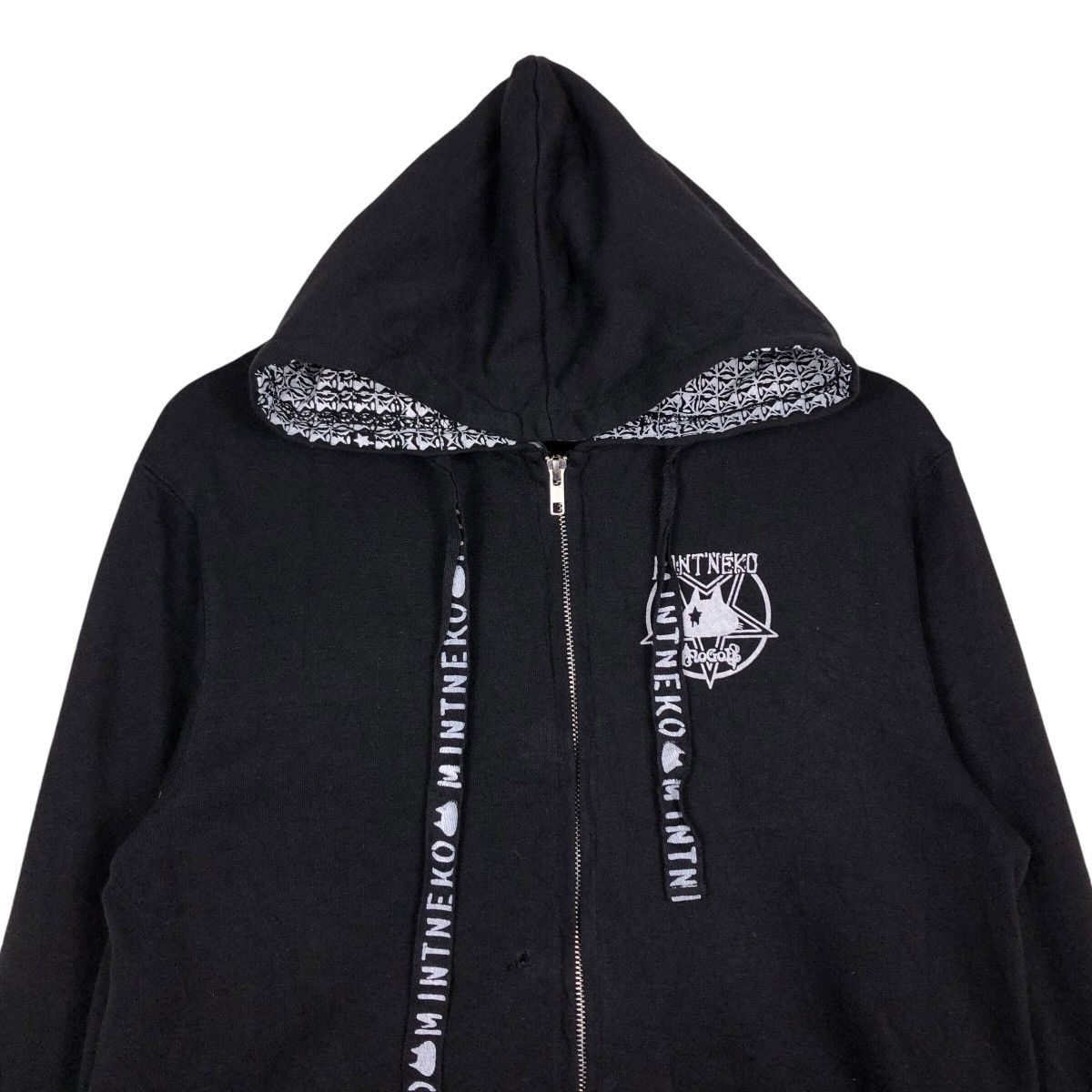 Cartoon Network × Japanese Brand 📌Hoodie Zipper Jacket Cartoon Mint Neko Big Logo Spell Out Size US M / EU 48-50 / 2 - 5 Thumbnail