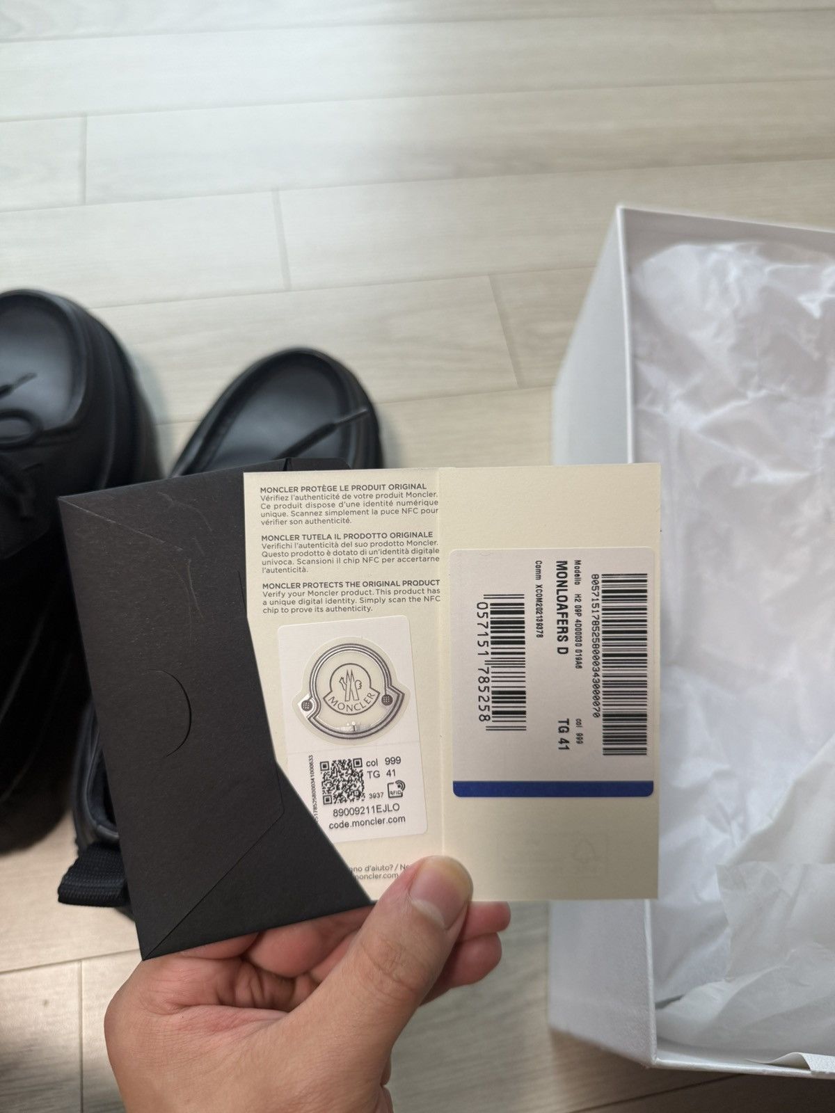 Moncler [New] Moncler leather Loafers 41-42size Size US 8.5 / EU 41-42 - 12 Thumbnail