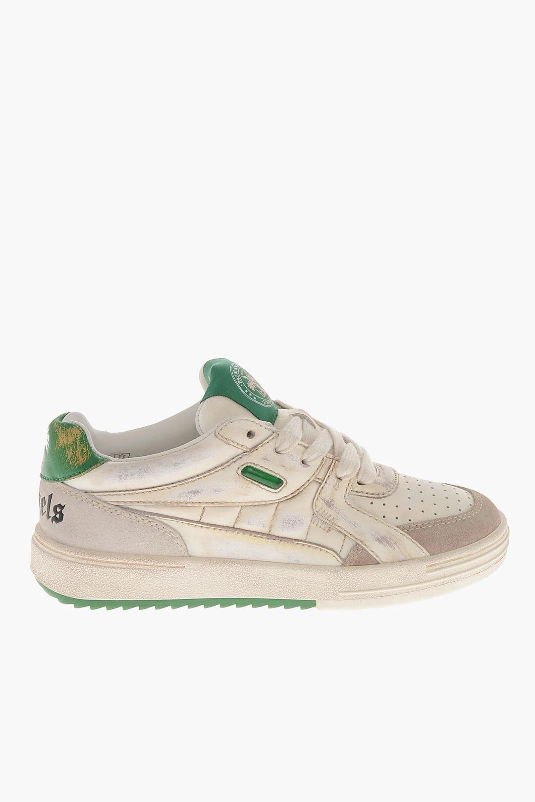 Palm Angels og1mm0326 Leather Low-Top Sneakers in White Size US 8 / IT 38 - 1 Thumbnail