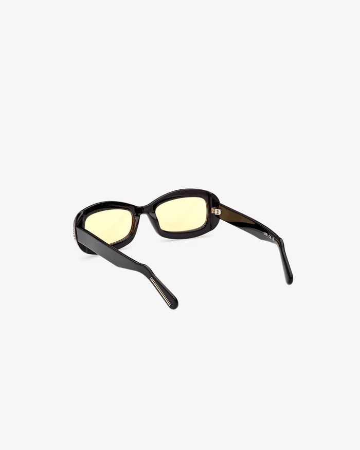 GCDS !DS! SS23 GCDS GD0027 01E Oval Black Sunglasses Size ONE SIZE - 4 Thumbnail
