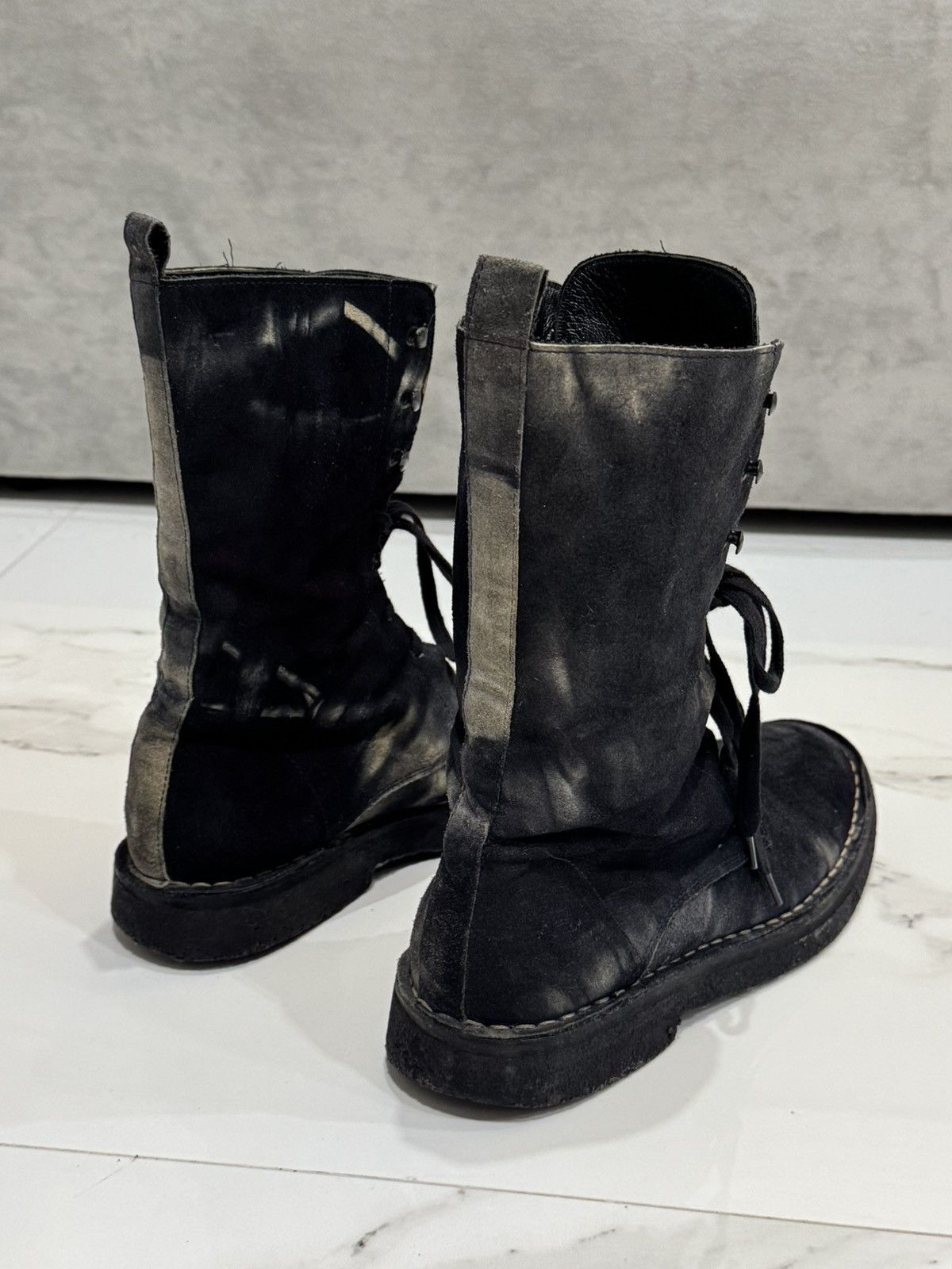 Ann Demeulemeester Ann demeulemeester tie-dye boots ss01 (37eu) Size US 7 / IT 37 - 3 Thumbnail