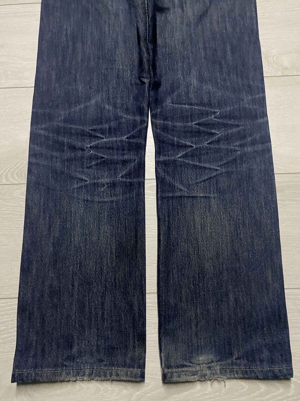 Levi's Vintage Levis 501 Y2K Faded Mud Wash Distressed Jeans Size US 32 / EU 48 - 6 Thumbnail