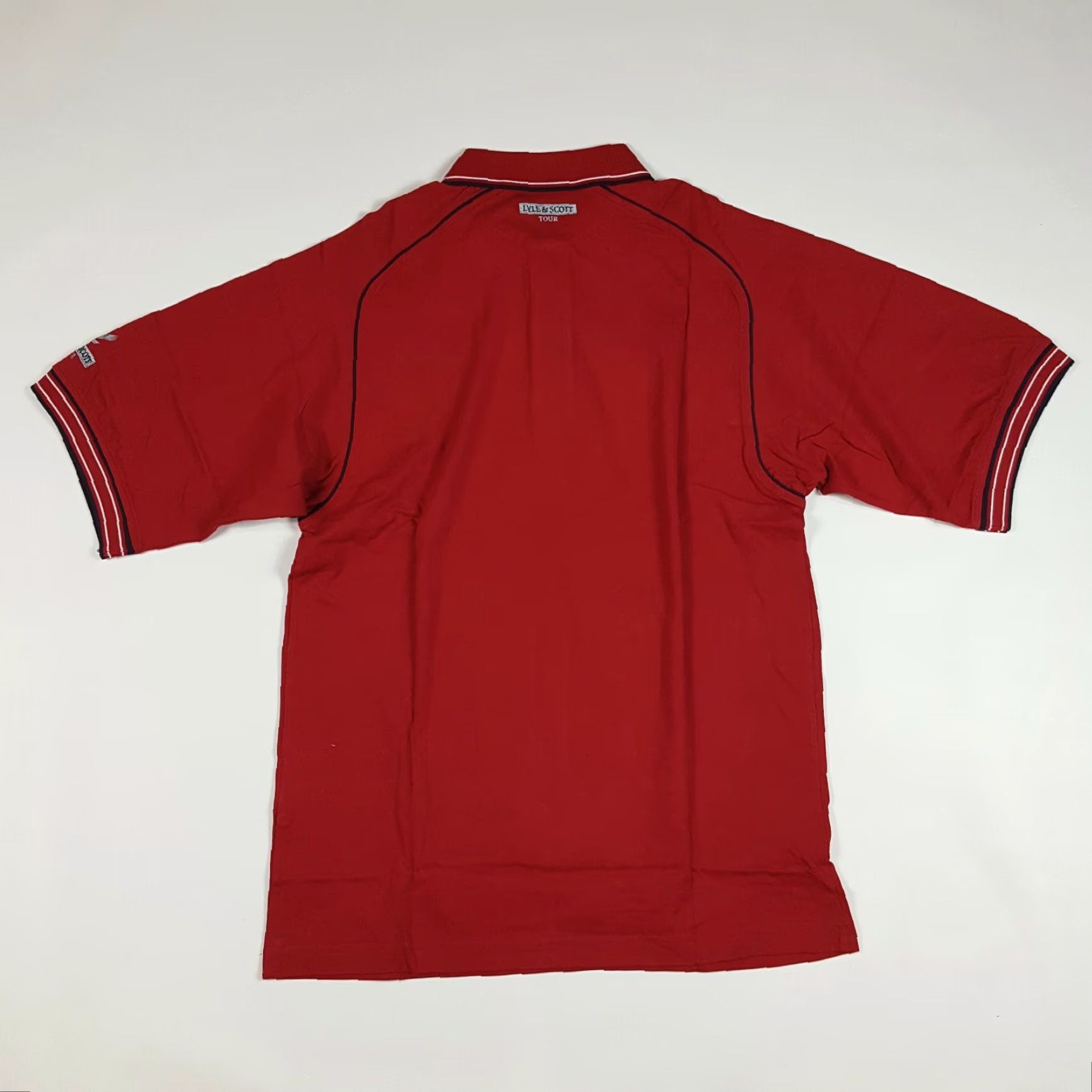 Lyle & Scott VINTAGE Lyle & Scott Polo Shirt Golf Collared Men’s Small Red Short Sleeve Casual Polo NEW Size US S / EU 44-46 / 1 - 5 Thumbnail