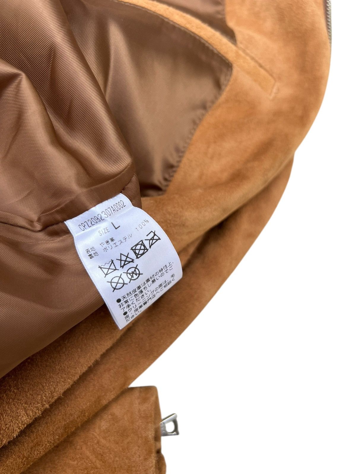 Ciaopanic Ciaopanic Japan Goatskin Suede Leather Slim Racer Jacket Size US M / EU 48-50 / 2 - 14 Thumbnail