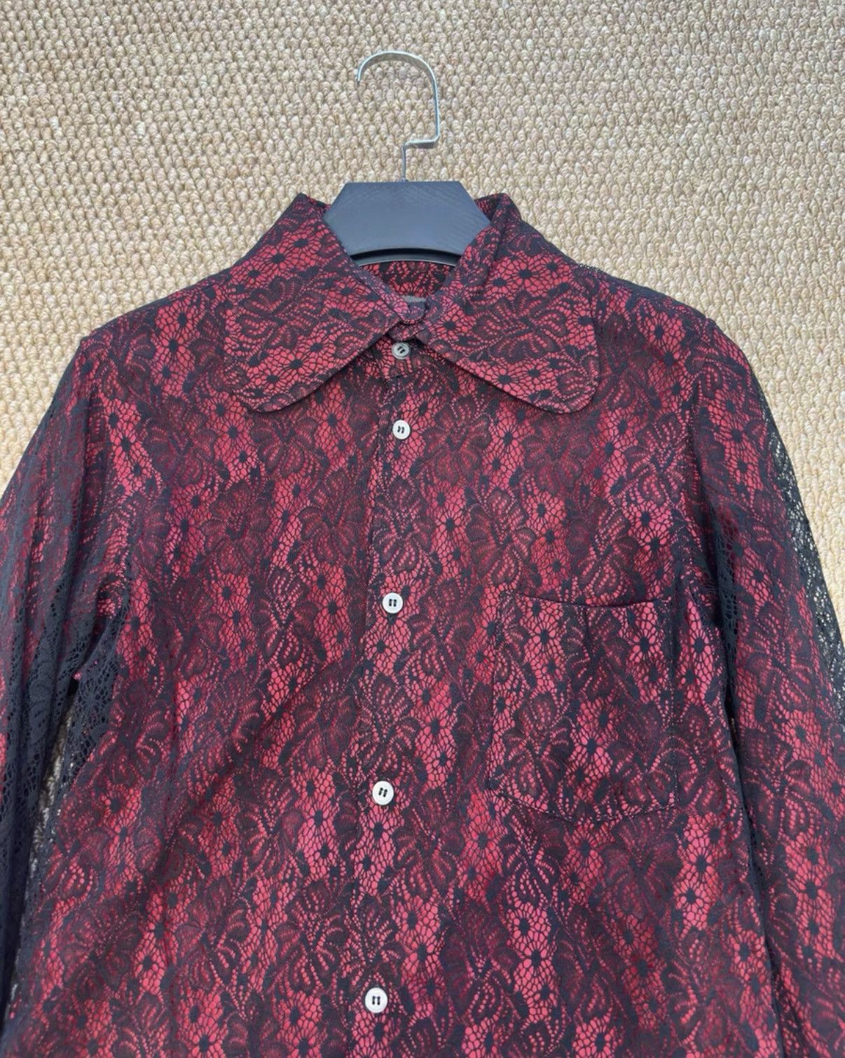 Comme des Garcons Comme des Garçons Main Line Lace Double Layer Shirt K23 Size XS / US 0-2 / IT 36-38 - 4 Thumbnail