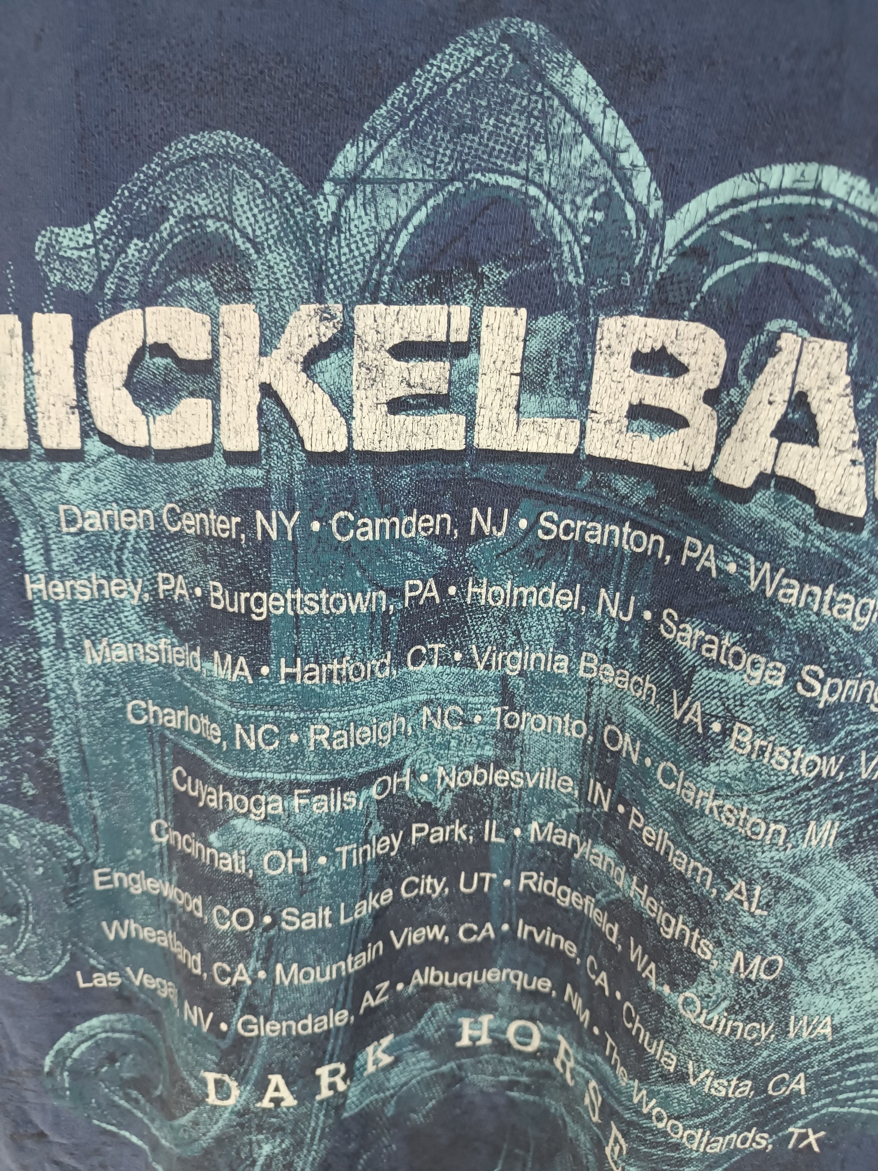 Vintage VINTAGE '08 NICKELBACK DARK HORSE TOUR staind bizkit korn Size US XL / EU 56 / 4 - 19 Thumbnail