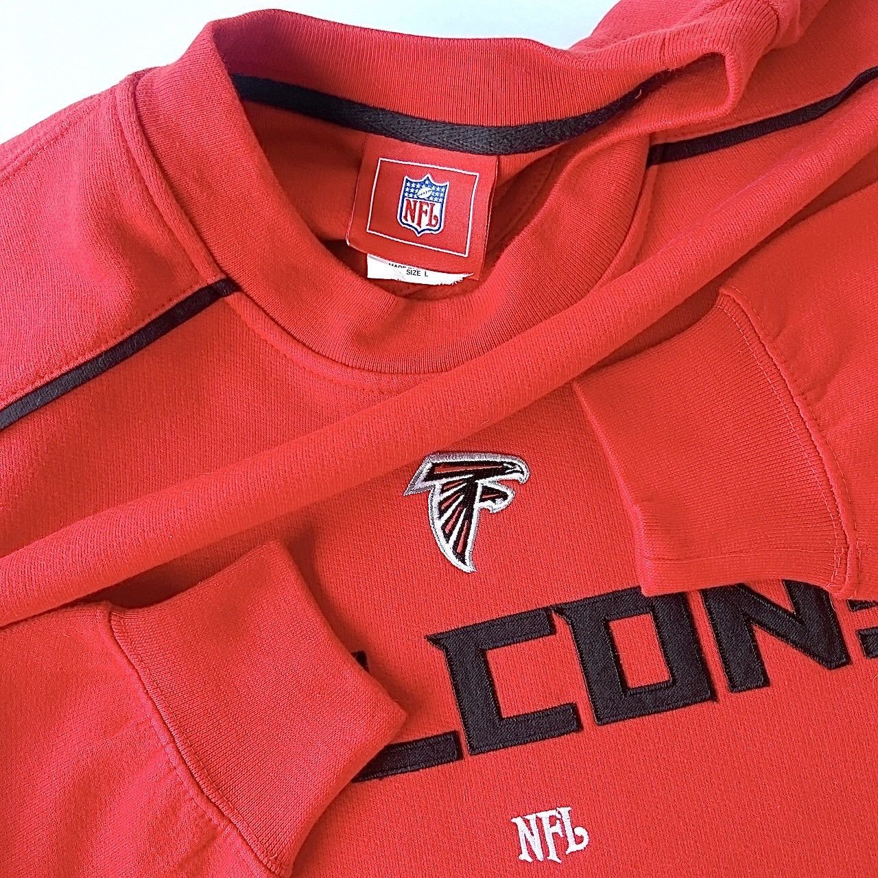 Nike × Vintage 90s Atlanta Falcons NFL sweatshirt/ L Size US L / EU 52-54 / 3 - 8 Thumbnail