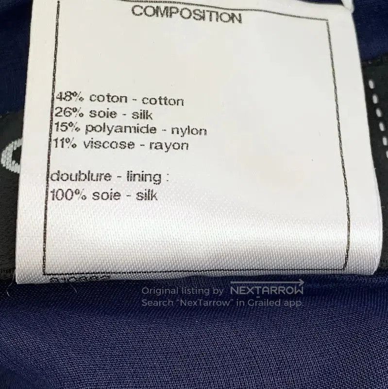 Chanel Chanel Deep Blue Cotton Women's Dress . Size XS / US 0-2 / IT 36-38 - 7 Thumbnail