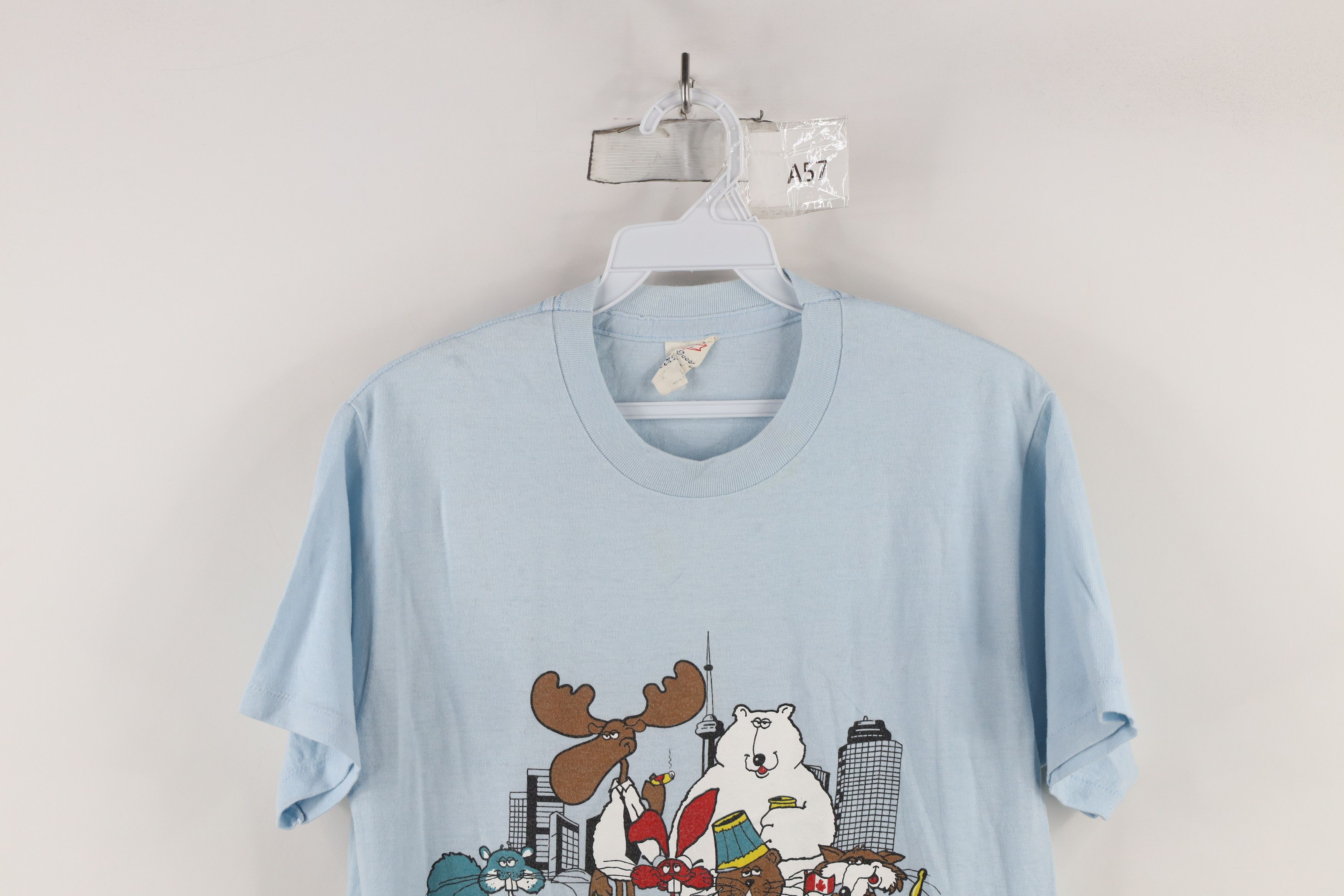 Vintage Vintage 70s 80s Streetwear Party Animals Toronto T-Shirt Size L / US 10 / IT 46 - 2 Thumbnail
