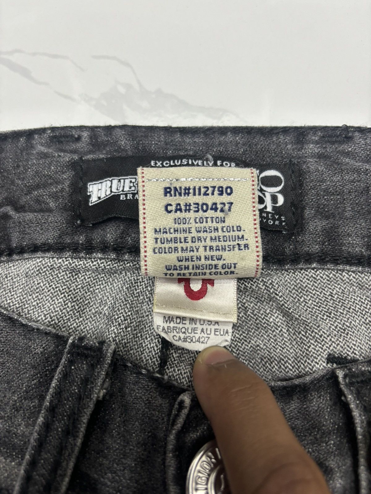 True Religion 🔥TRUE RELIGION DENIM JEANS BLACK Size US 31 - 11 Thumbnail