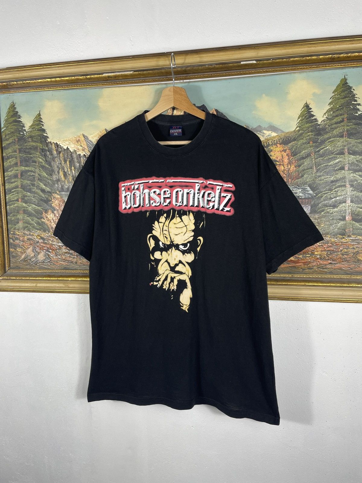 Band Tees × Vintage Vintage Retro Y2k 00s Bohse Onkelz T-shirt Tee Rock Metal Size US XXL / EU 58 / 5 - 2 Thumbnail