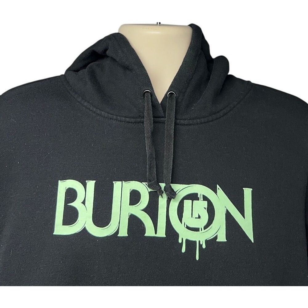 Burton Burton Snowboards Black Graphic Hoodie Sweatshirt XL Pocket Size US XL / EU 56 / 4 - 4 Thumbnail