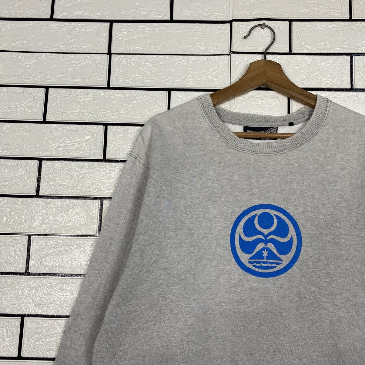 Japanese Brand 📌Vintage Sweatshirt Crewneck Hawaiian Big Logo Size US M / EU 48-50 / 2 - 8 Thumbnail