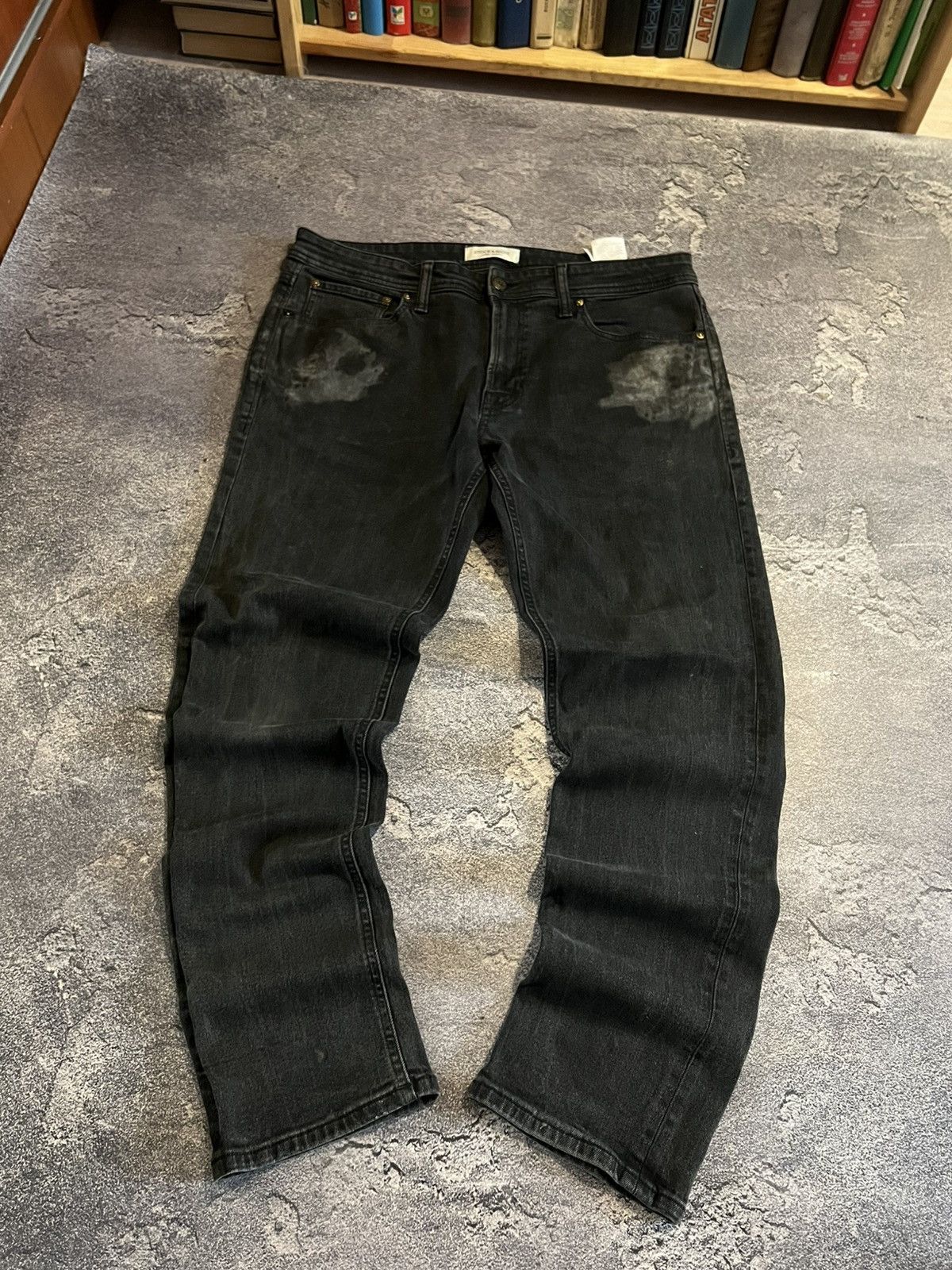 Vintage Japanese Dark Avant Garde / Underground Y2K Slim / Faded 90 Size US 36 / EU 52 - 4 Thumbnail