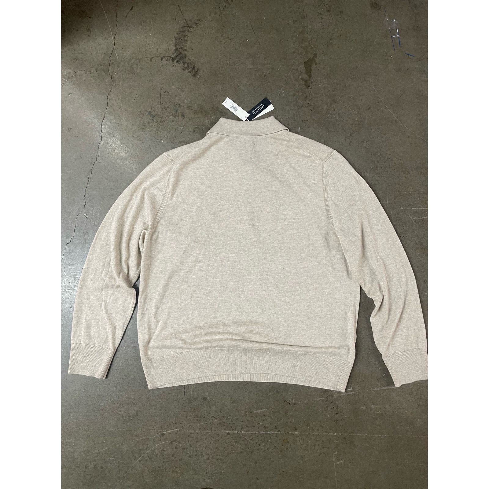 Banana Republic Banana Republic- STOKKE CASHMERE-SILK / oatmeal / XL / NWT Size US XL / EU 56 / 4 - 3 Thumbnail