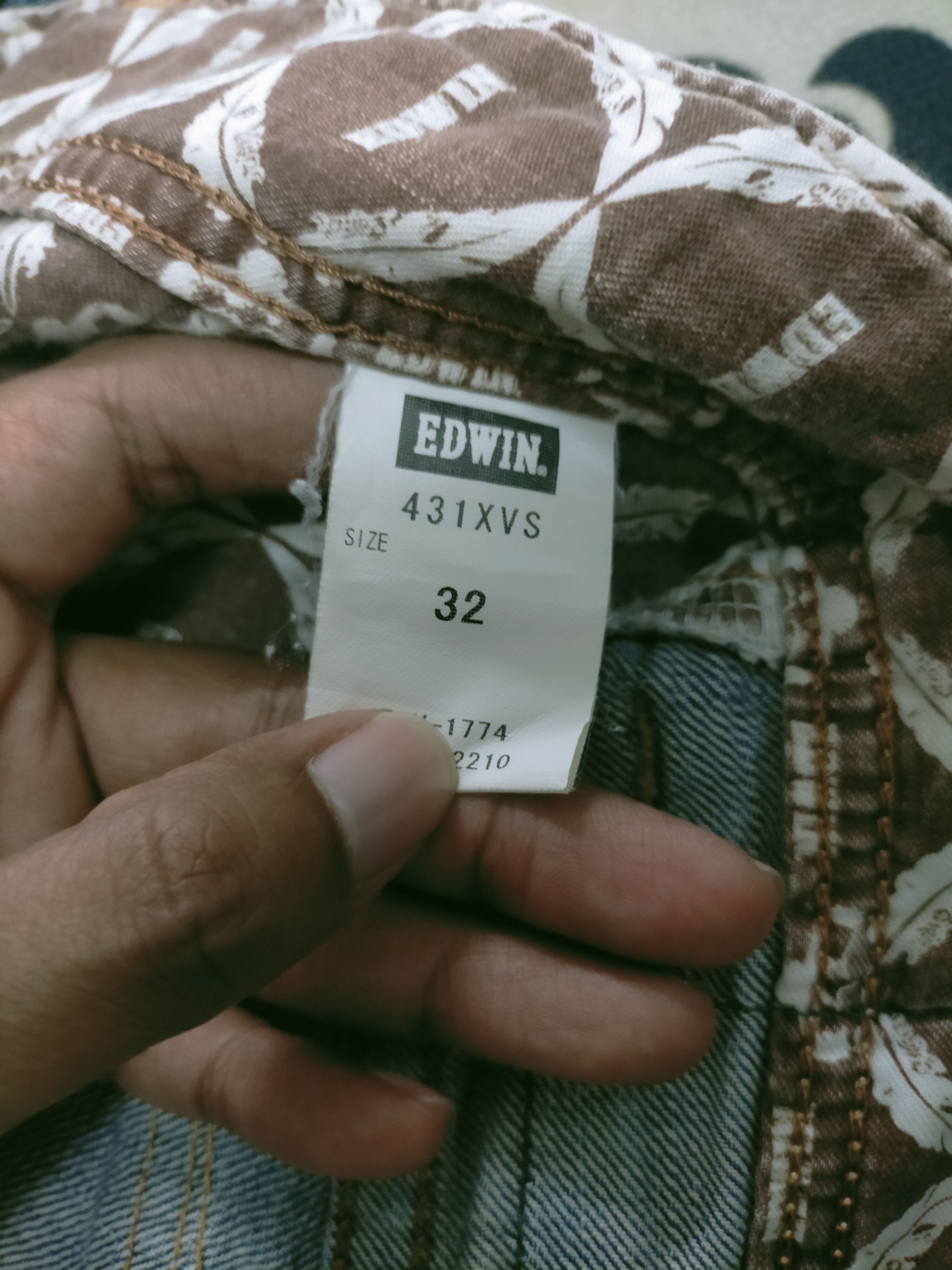 Edwin × Le Grande Bleu (L.G.B.) 🔥Flared🔥 Edwin xv Thrashed Patchwork Jeans Size US 32 / EU 48 - 8 Thumbnail