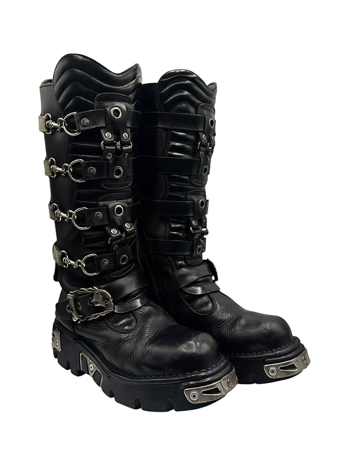 New Rock Vintage New Rock knee high reactor boots Size 41 Size US 11 / IT 41 - 1 Thumbnail