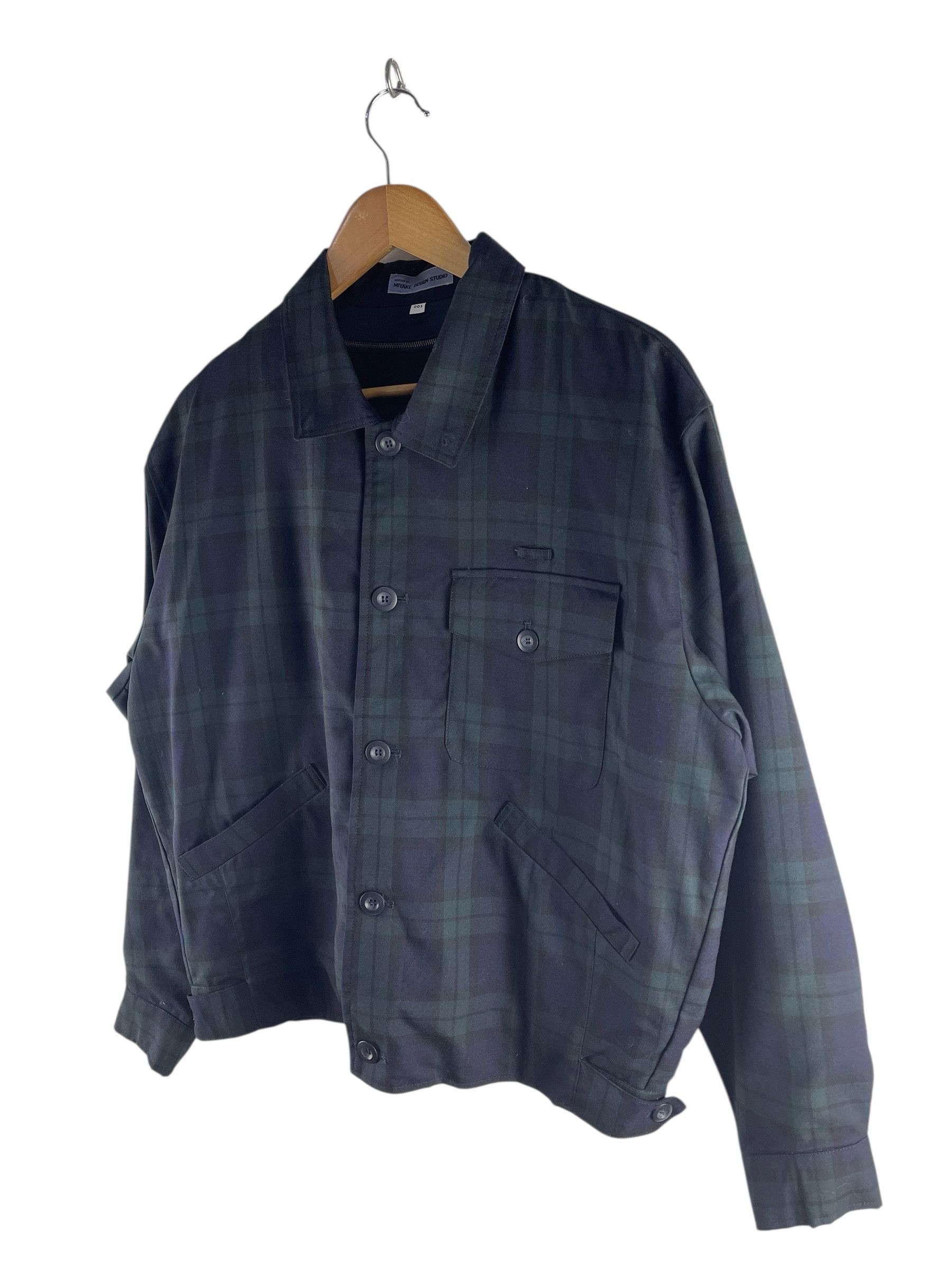 Issey Miyake Vintage Miyake Design Studio Plaid Blouson Jacket Size L / US 10 / IT 46 - 5 Thumbnail