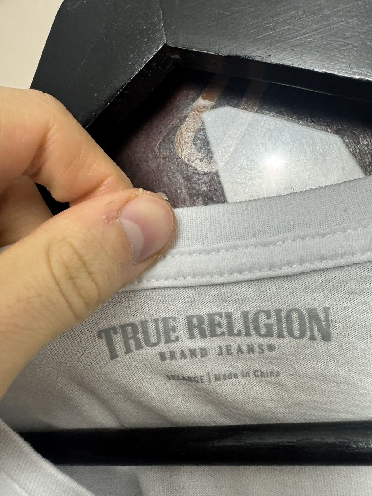 True Religion True Religion World Tour Budda Man Classic Logo Drip Tee Size US XXL / EU 58 / 5 - 3 Thumbnail