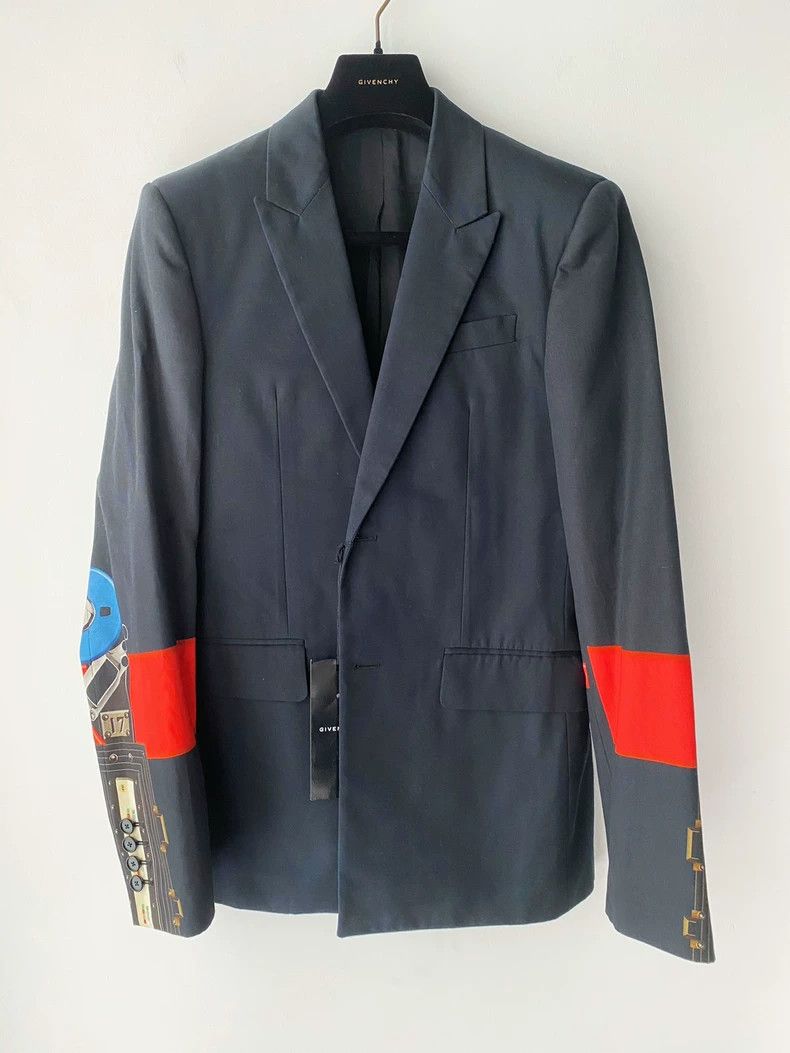 Givenchy Givenchy Radio Printed Collar Business Jacket Size US M / EU 48-50 / 2 - 1 Thumbnail