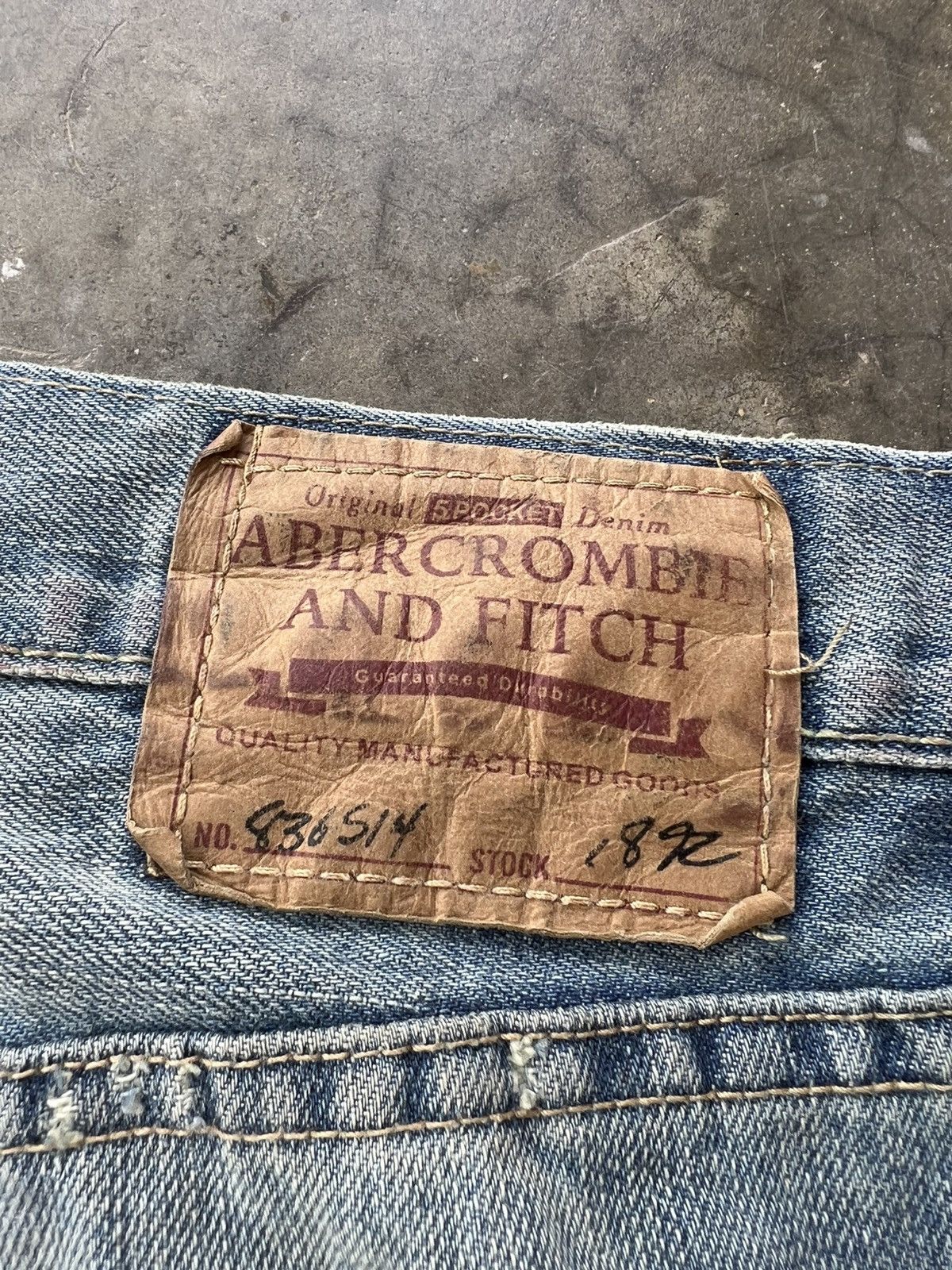 Abercrombie & Fitch × If Six Was Nine × Japanese Brand 💥Flare💥Vintage Abercrombie & Fitch Distress Jean Size US 31 - 19 Thumbnail