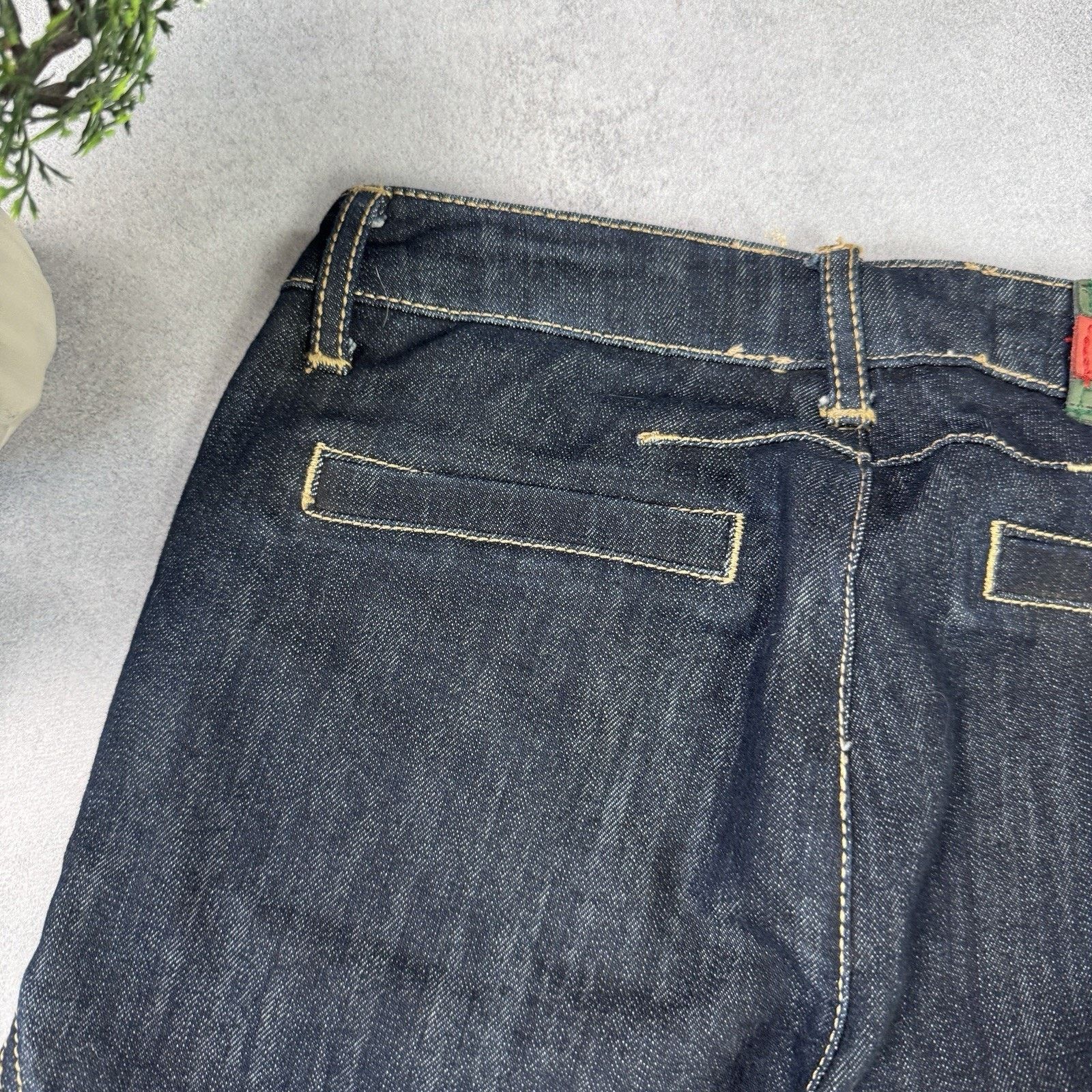 Gucci Vintage Gucci Breeches Denim Pants Blue Avant Garde Cropped Size 27" / US 4 / IT 40 - 18 Thumbnail