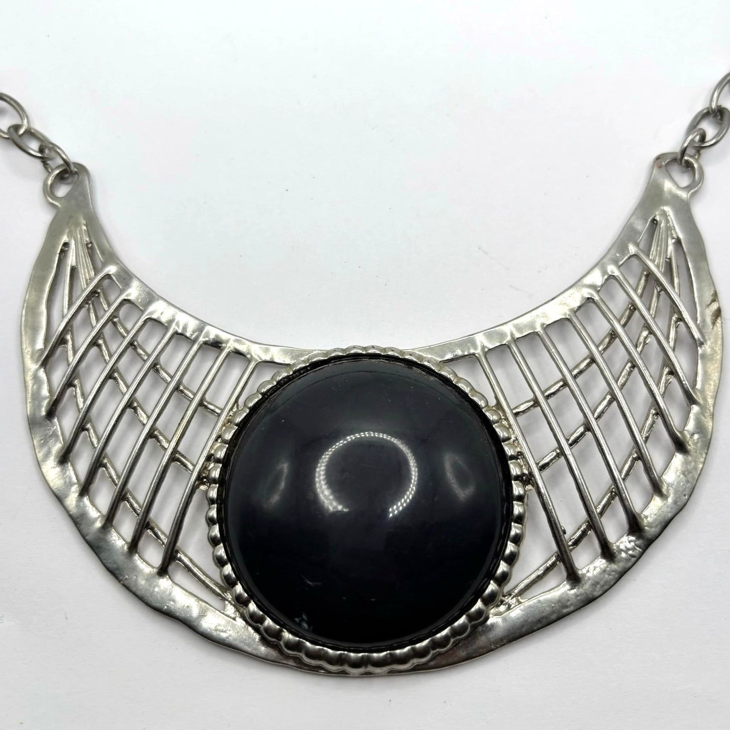 Other Vintage Black Stone Necklace Size ONE SIZE - 2 Thumbnail