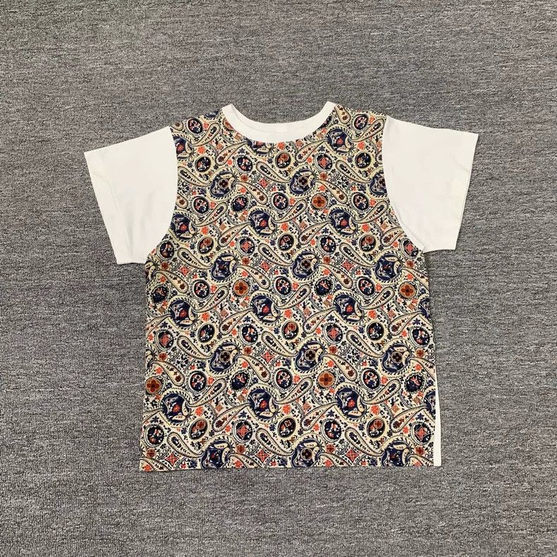 Louis Vuitton Louis Vuitton White cashew print patchwork short sleeve Size US M / EU 48-50 / 2 - 1 Thumbnail