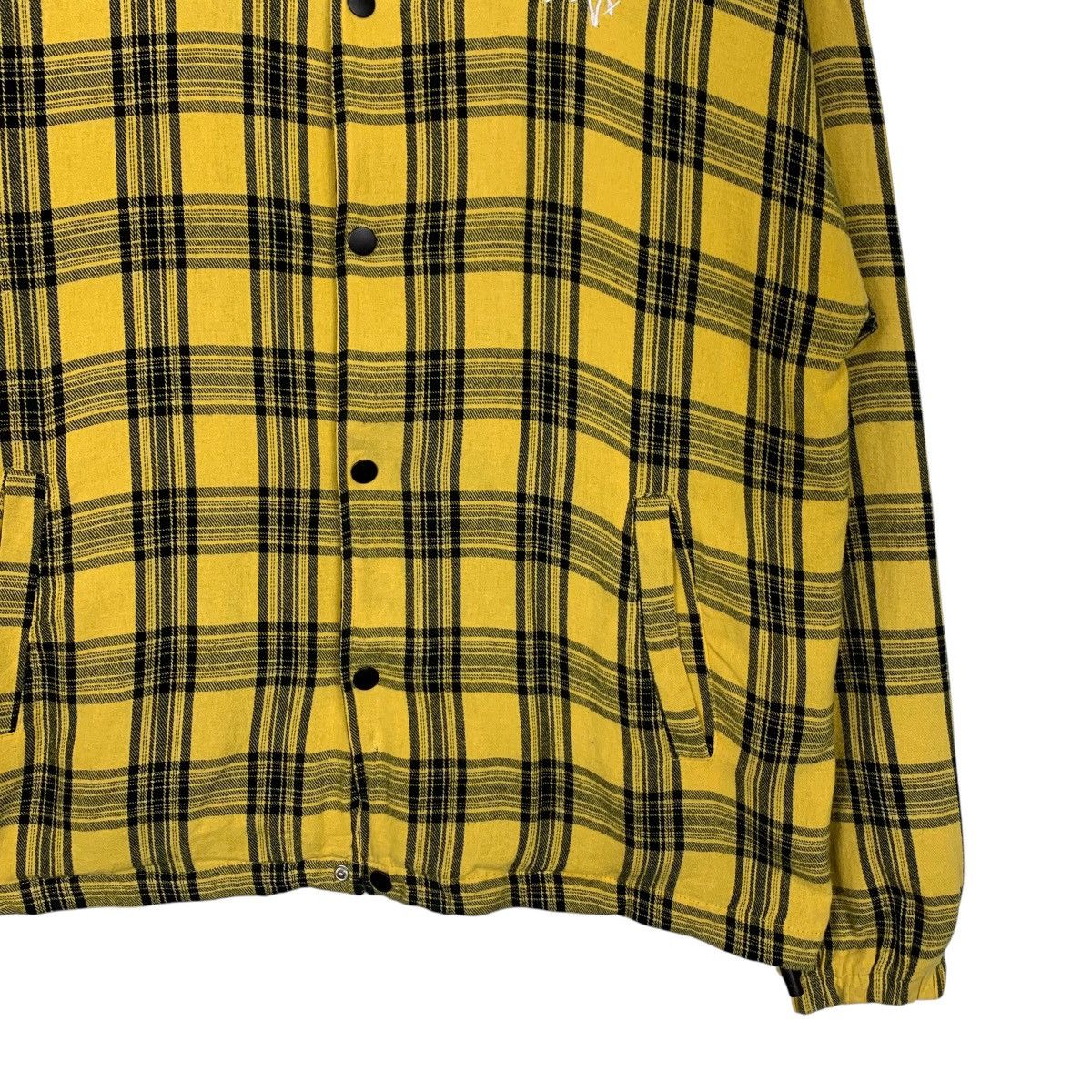 Vision Streetwear VISION STREETWEAR Big Logo Yellow Checked Jacket #1574-C70 Size US M / EU 48-50 / 2 - 6 Thumbnail