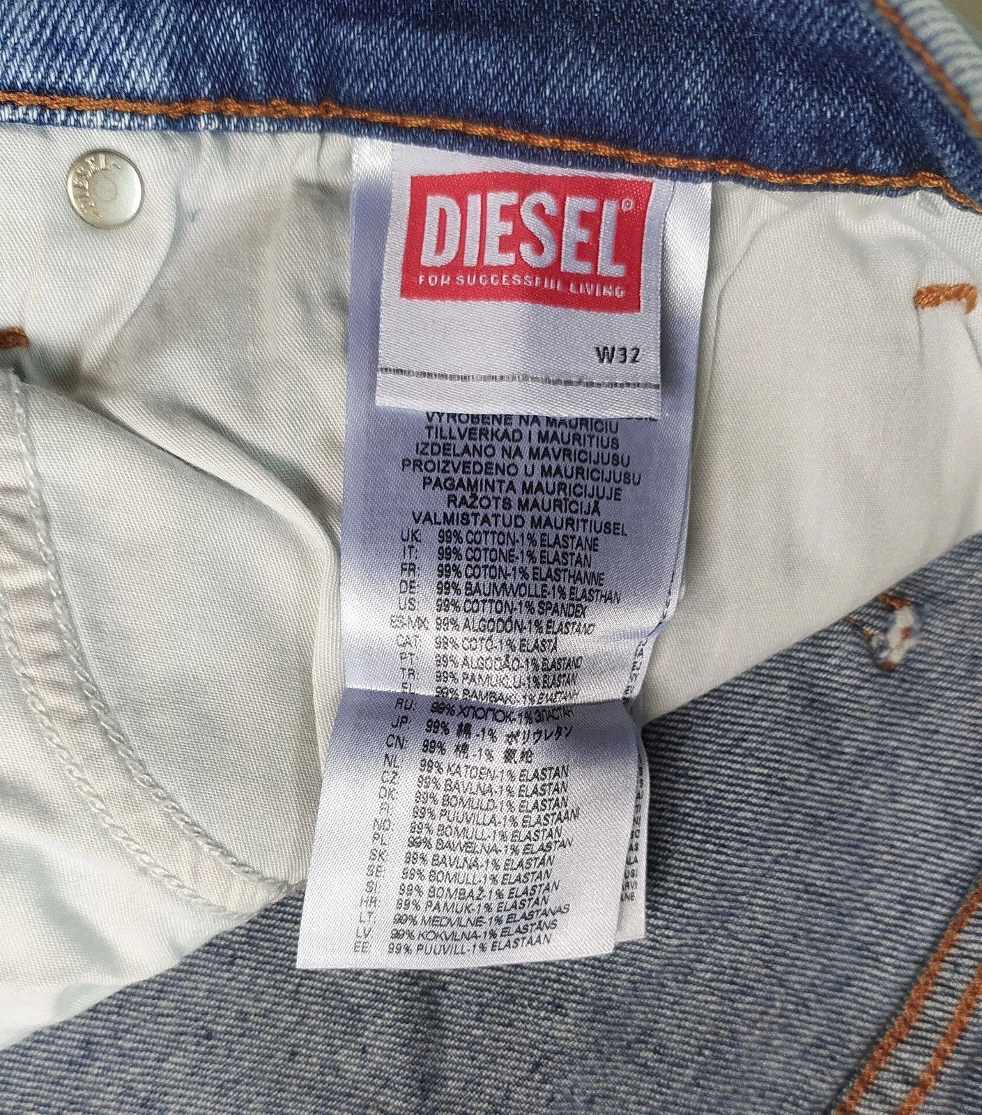 Diesel Diesel 2019 D-STRUKT-R L.32 MENS JEANS T/9666 Size US 32 / EU 48 - 8 Thumbnail