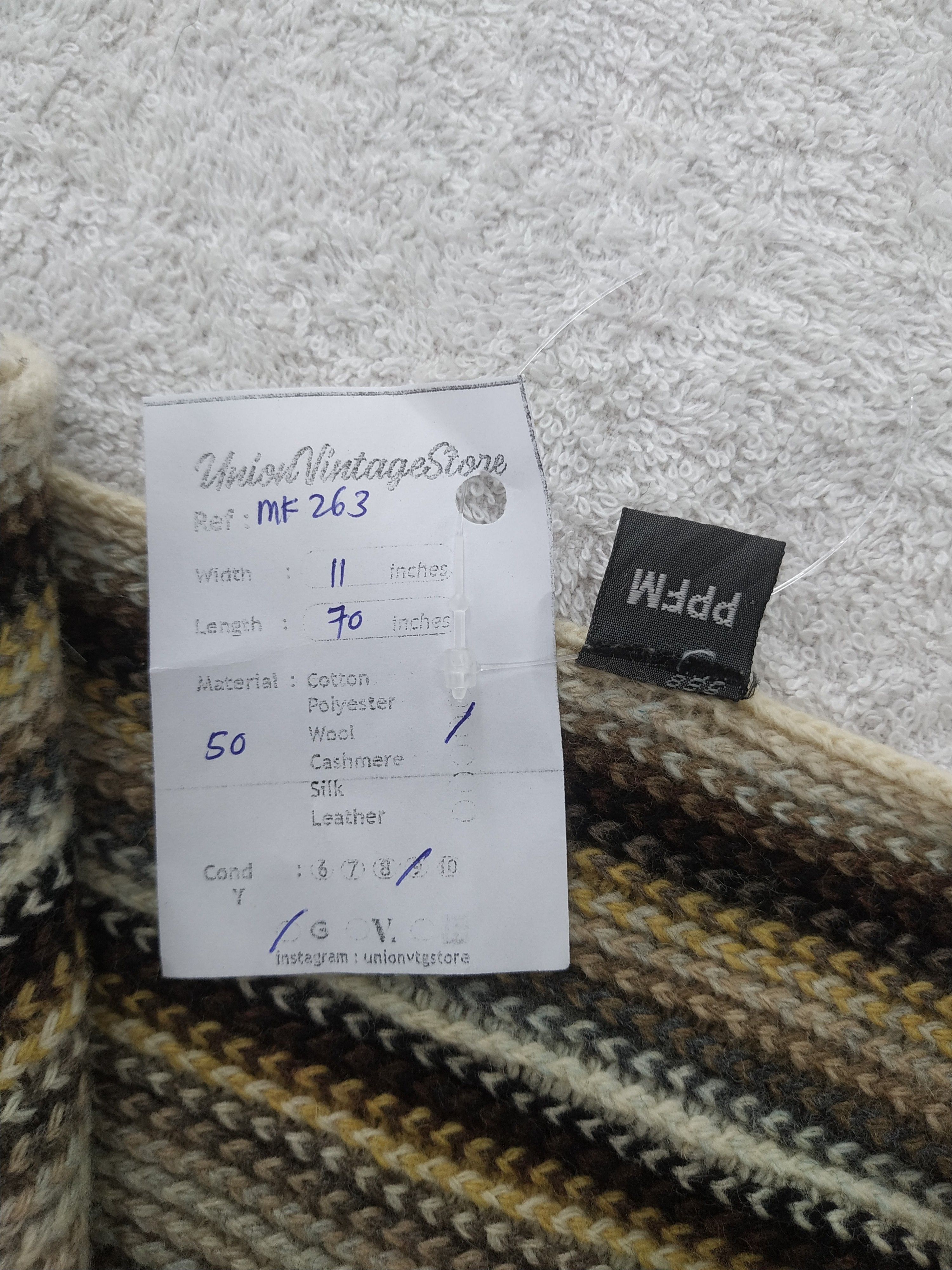 PPFM Vintage PPFM Scarf/Muffler/Neckwear MF263 Size ONE SIZE - 6 Thumbnail