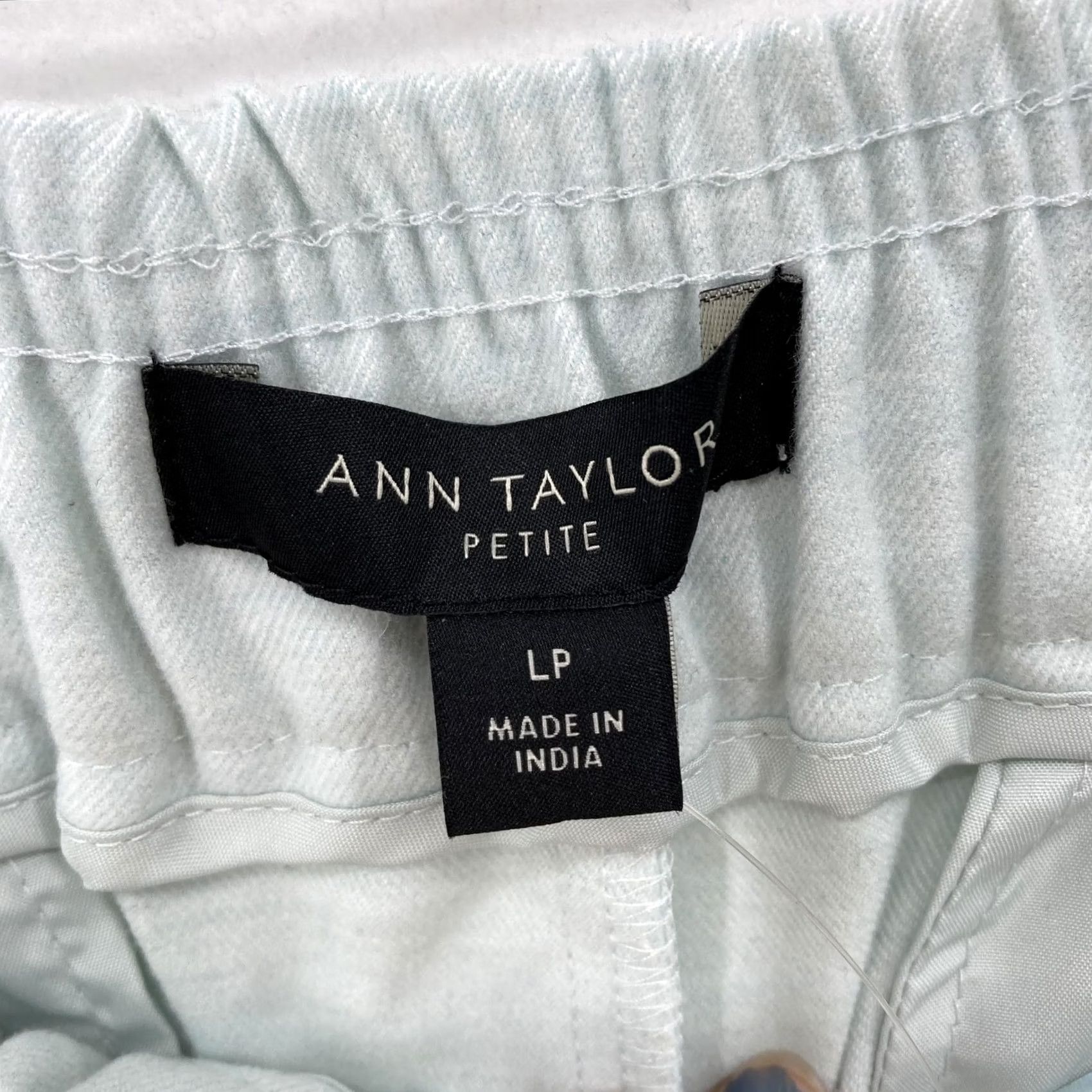 Ann Taylor Ann Taylor Pants Womens Large Petite Light Mint Green Wide Leg Pull On Pleated Size 36" / US 14 / IT 50 - 5 Thumbnail