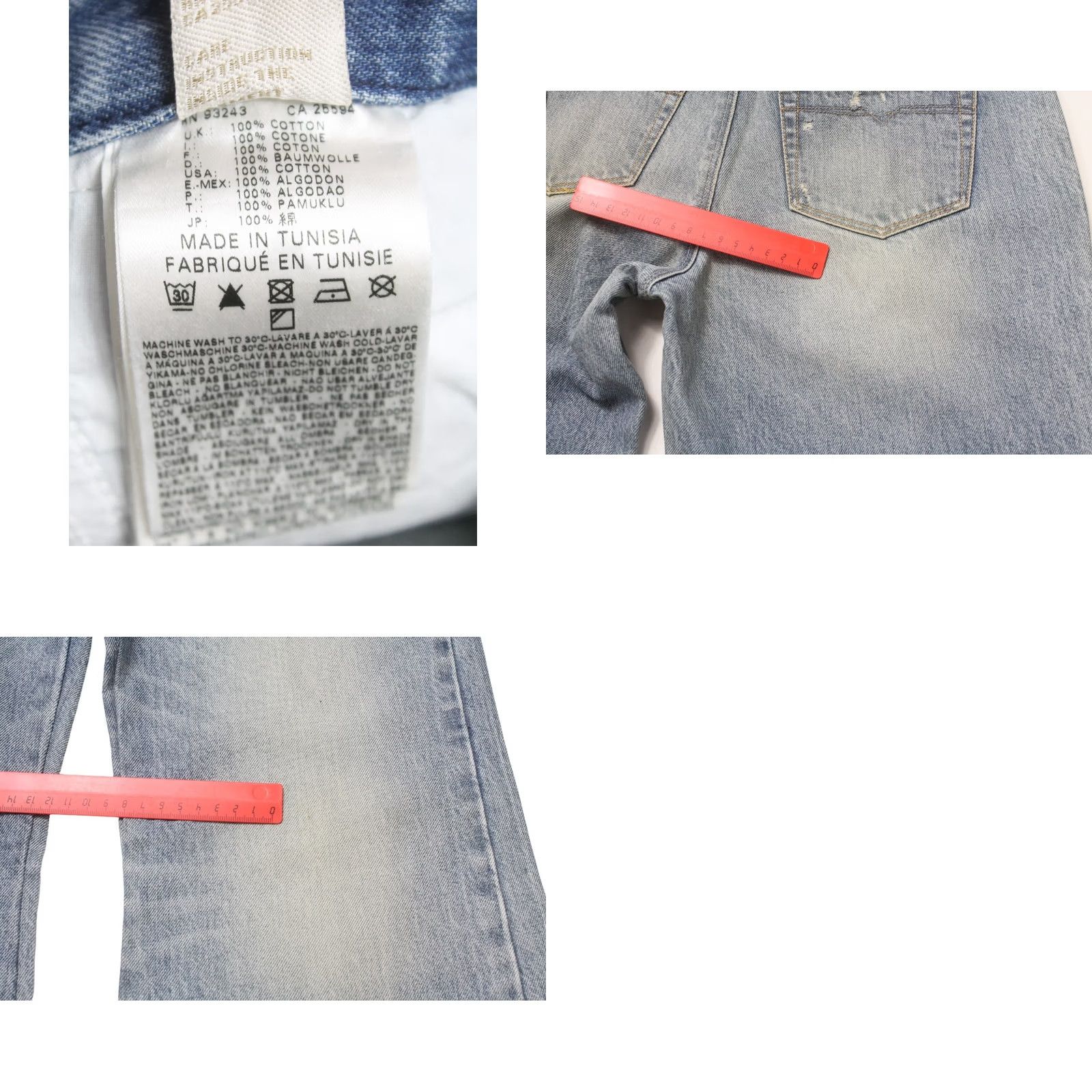 Diesel DIESEL Jeans Women's Flairlegg Regular-Flare 0888Z Blue W25/L32 Whiskers Faded Denim Size 42" / US 20 - 8 Thumbnail