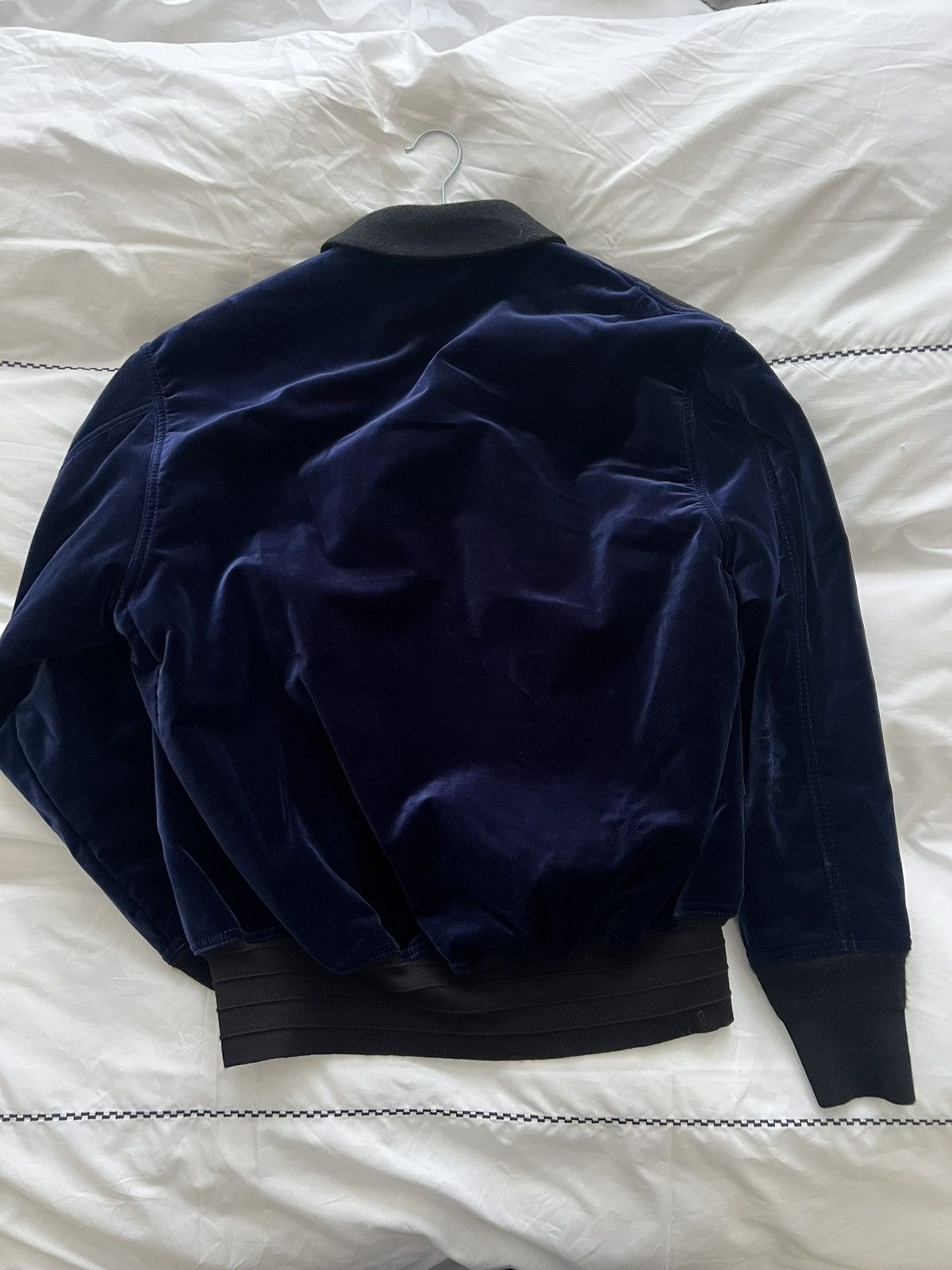 Haider Ackermann Haider Ackermann Velvet Bomber Jacket – 44 (very oversized) Size US M / EU 48-50 / 2 - 2 Thumbnail