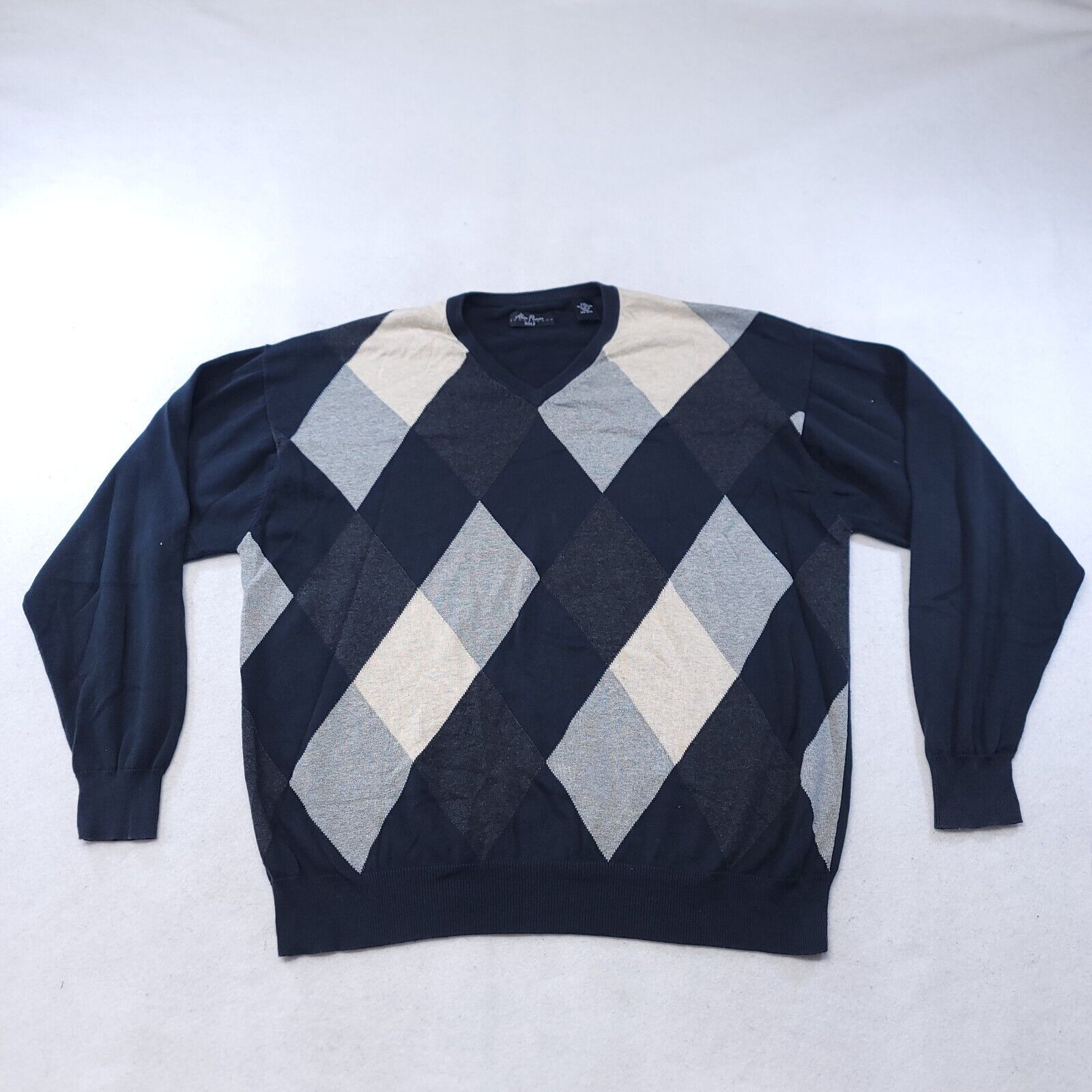 Alan Flusser Alan Flusser Pullover Sweater Mens Size 2XL Black Beige Gray Size US XXL / EU 58 / 5 - 2 Thumbnail