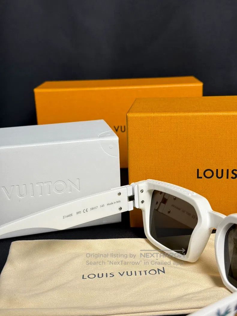 Louis Vuitton Louis Vuitton White Millionaire Sunglasses Size ONE SIZE - 6 Thumbnail