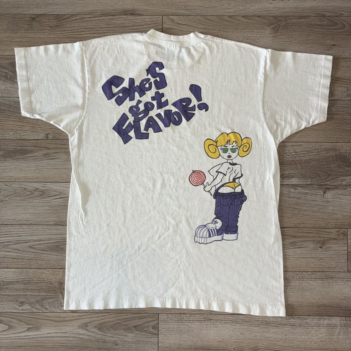 Fruit Of The Loom 90s Loly Pop she’s got flavor tee shirt Size US XL / EU 56 / 4 - 1 Thumbnail