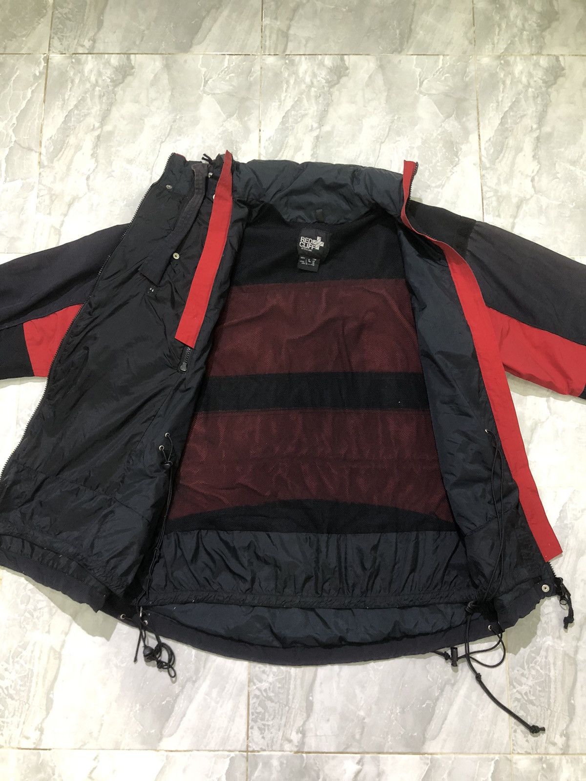 Octopus Vintage Red Cliff Octopus Army Techwear Anorak Cyberpunk Size US L / EU 52-54 / 3 - 15 Thumbnail