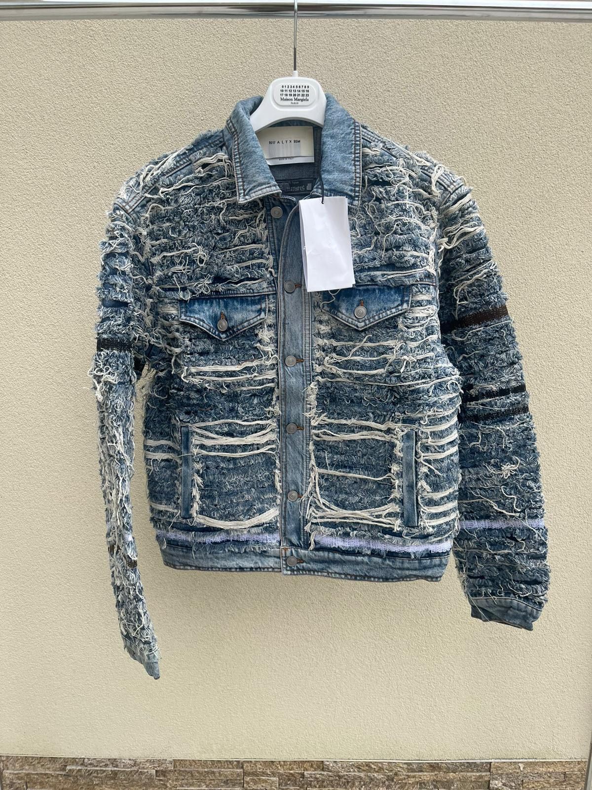 Alyx × Blackmeans Distressed Denim Jacket in Blue Size US L / EU 52-54 / 3 - 1 Thumbnail