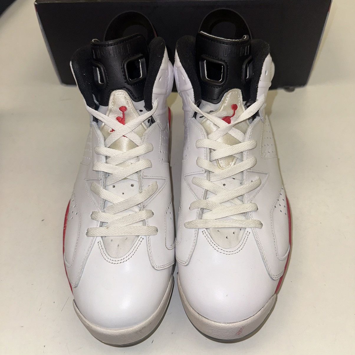 Jordan Brand Size 13 - Air Jordan 6 Retro Infrared Pack White Size US 13 / EU 46 - 4 Thumbnail