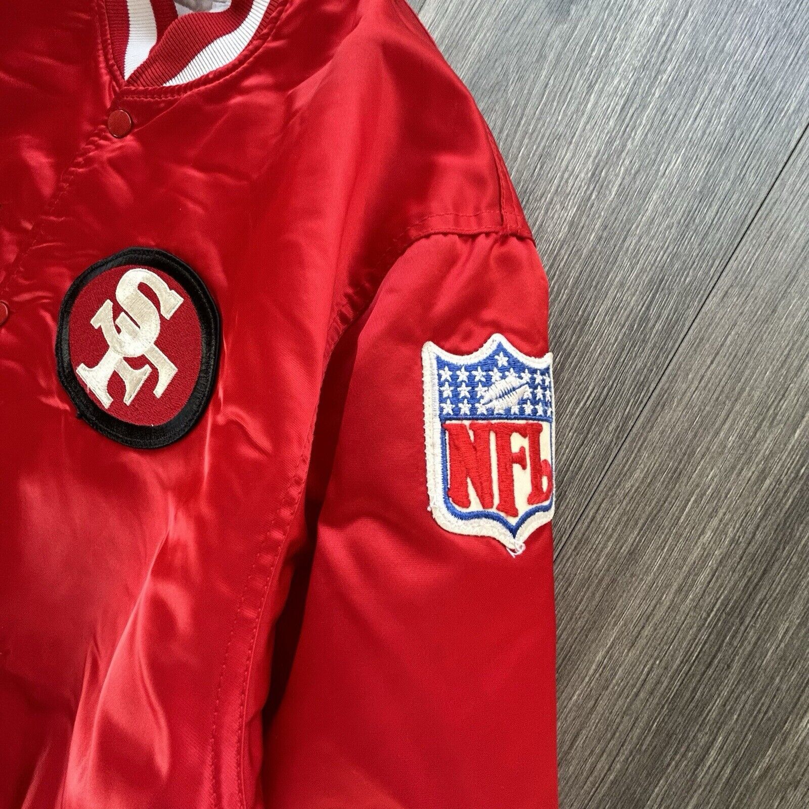 Starter San Francisco 49ers Joe Montana Bomber Jacket Super Bowl Size US XL / EU 56 / 4 - 7 Thumbnail