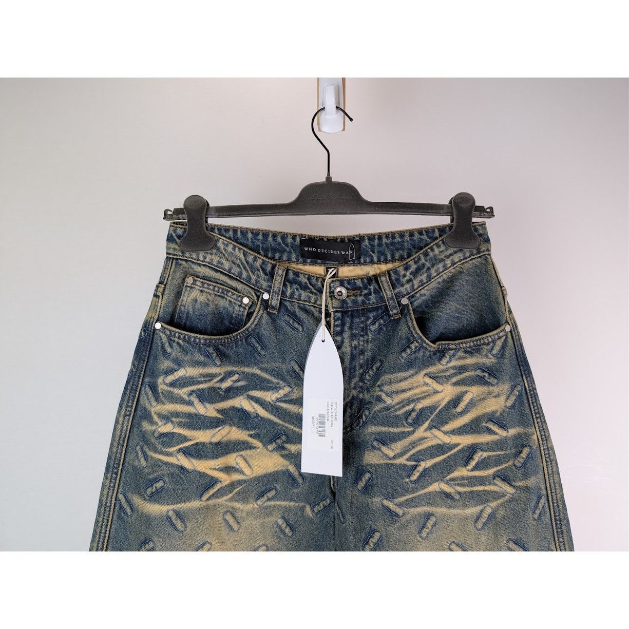 Who Decides War o1rshd1 Thread Plate Denim Jeans in Denim Size US 30 / EU 46 - 3 Thumbnail