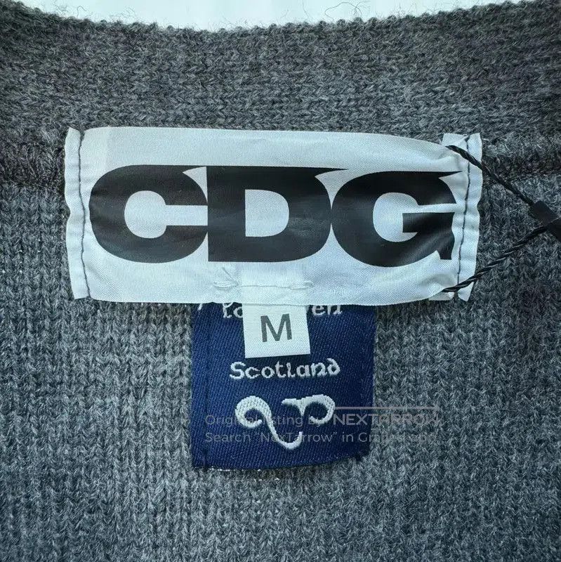 Comme des Garcons Comme des Garçons Gray Wool Cardigan for Men . Size US M / EU 48-50 / 2 - 5 Thumbnail