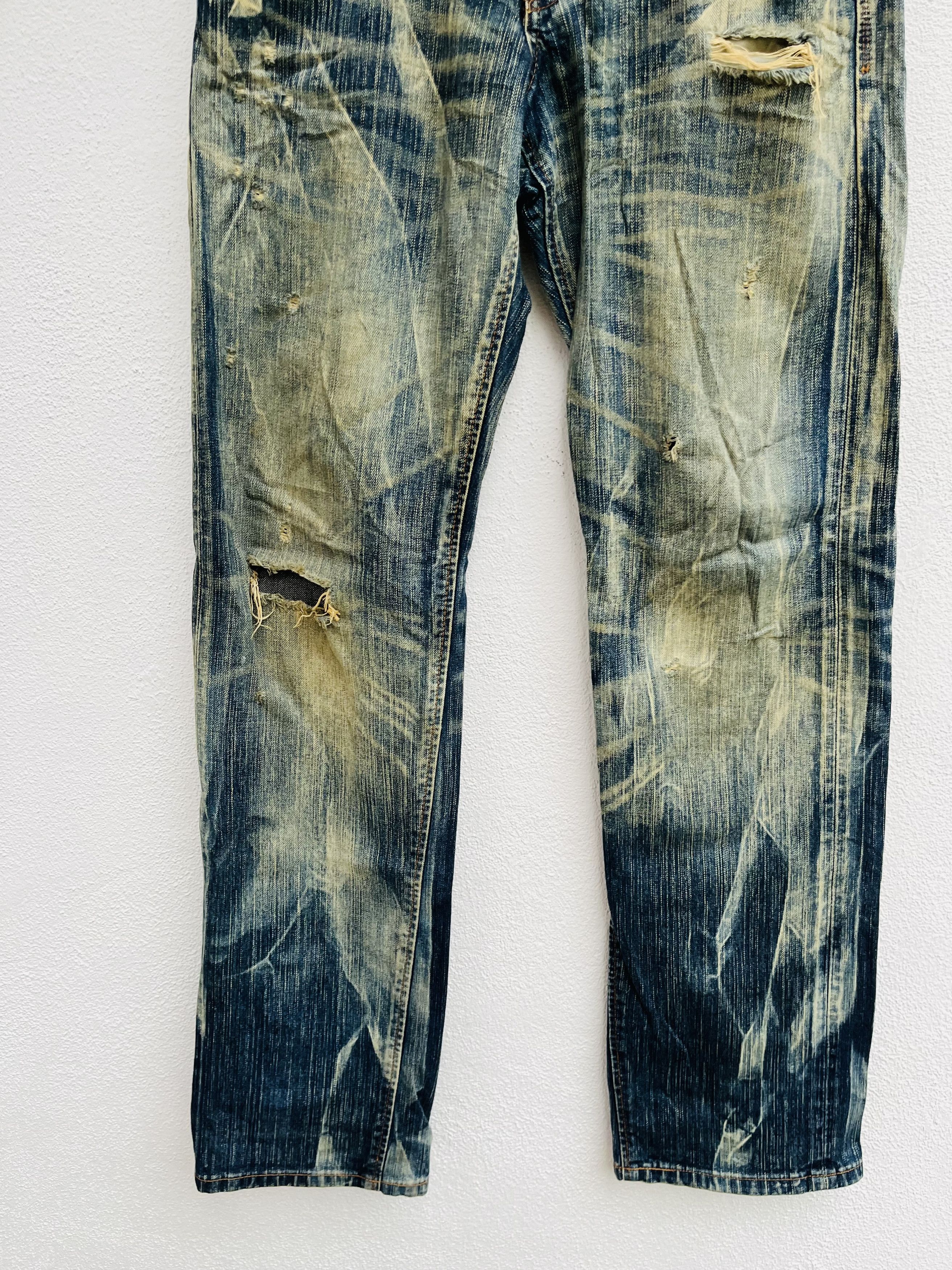 Edwin × Japanese Brand Vintage Edwin Exclusive XV Japanese Distressed Fashion Style Size US 31 - 4 Thumbnail