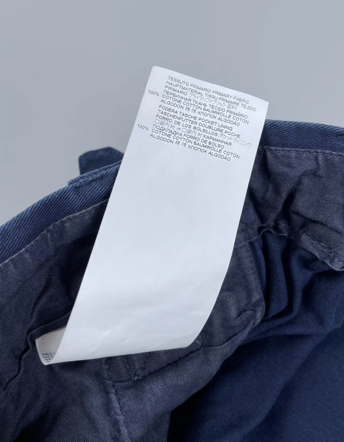 Maison Margiela Maison Martin Margiela Baggy Navy Pants Adjustable Waist 52 Size US 34 / EU 50 - 15 Thumbnail