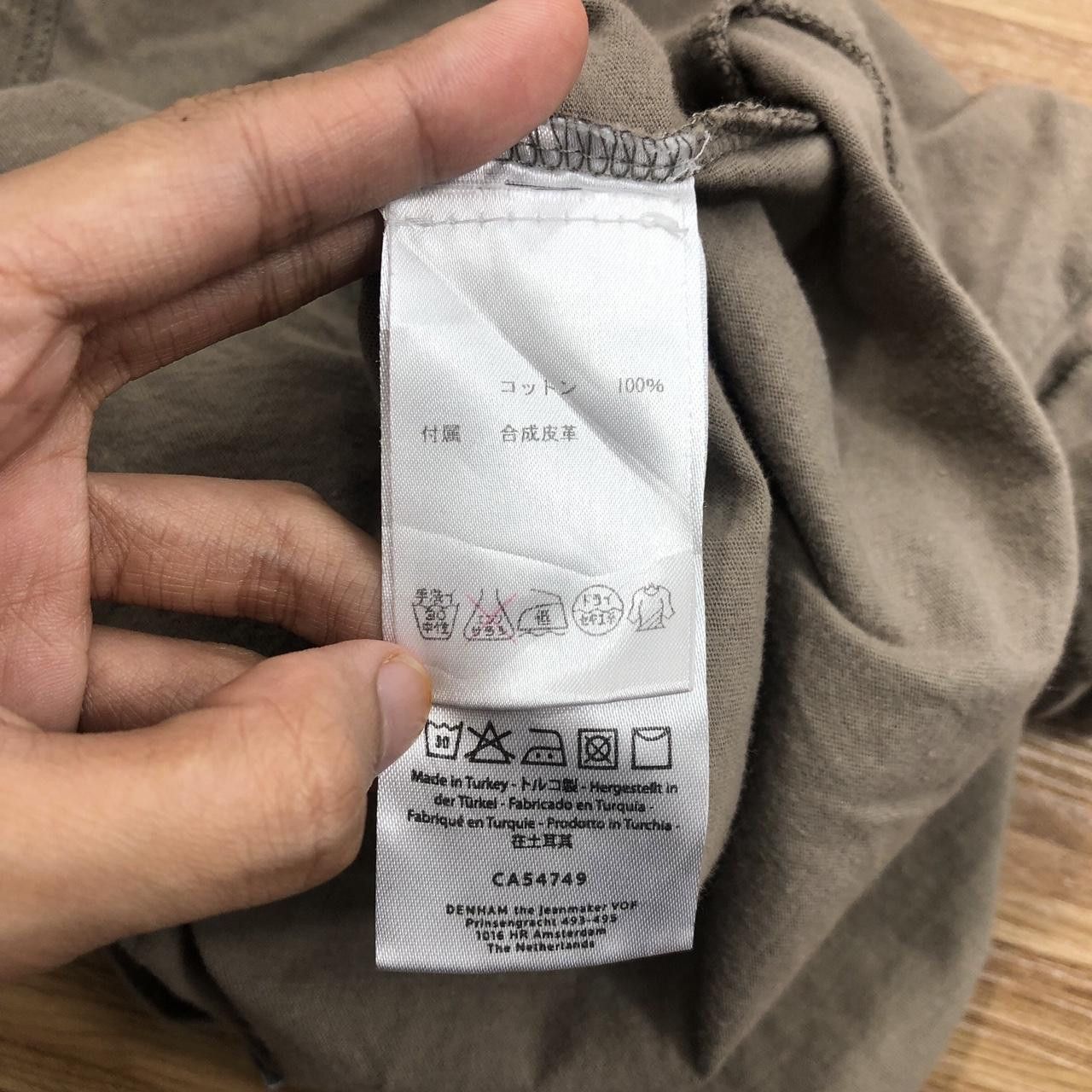 DENHAM DENHAM THE JEANMAKER Minimalist Design Plain Tee Shirt Top Size L / US 10 / IT 46 - 6 Thumbnail