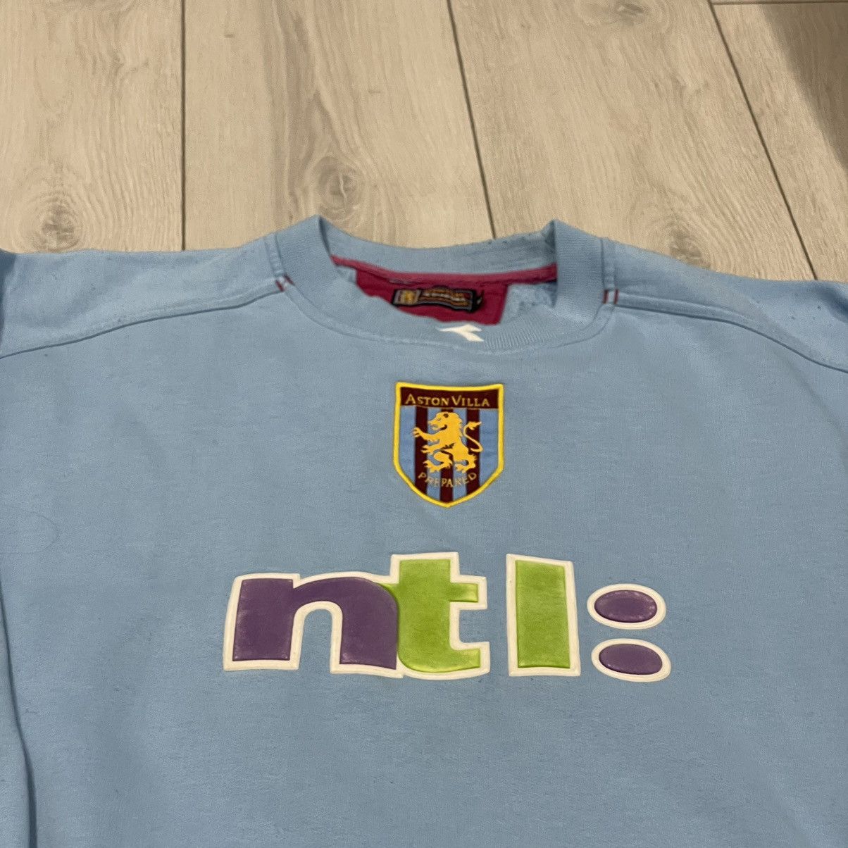 Diadora Vintage rare 90s Aston Villa Jersey Sweatshirt NTL goalkeepe Size US M / EU 48-50 / 2 - 4 Thumbnail