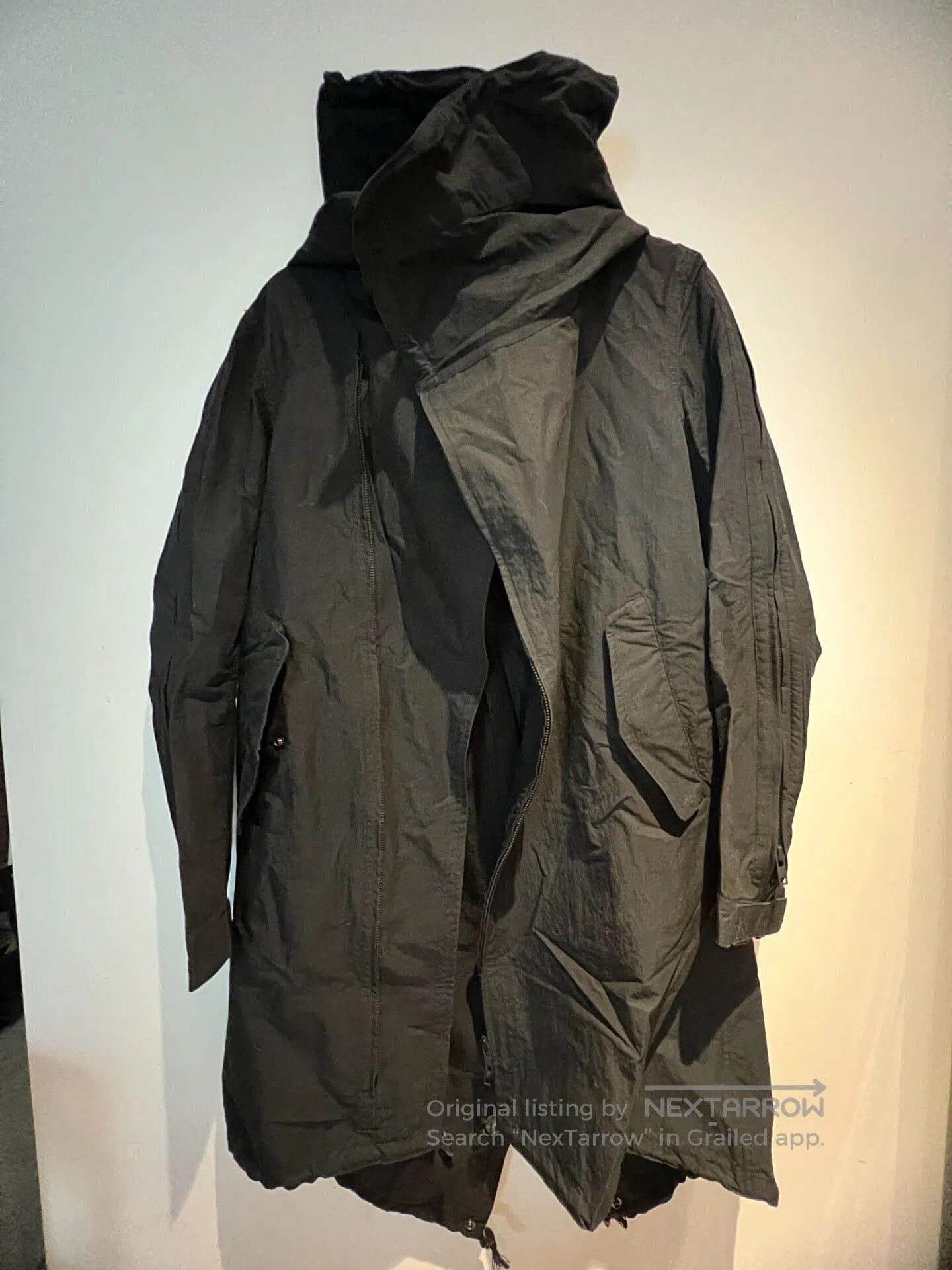 Nude: Masahiko Maruyama Masahiko Maruyama Black Military Coat. Size US S / EU 44-46 / 1 - 1 Thumbnail