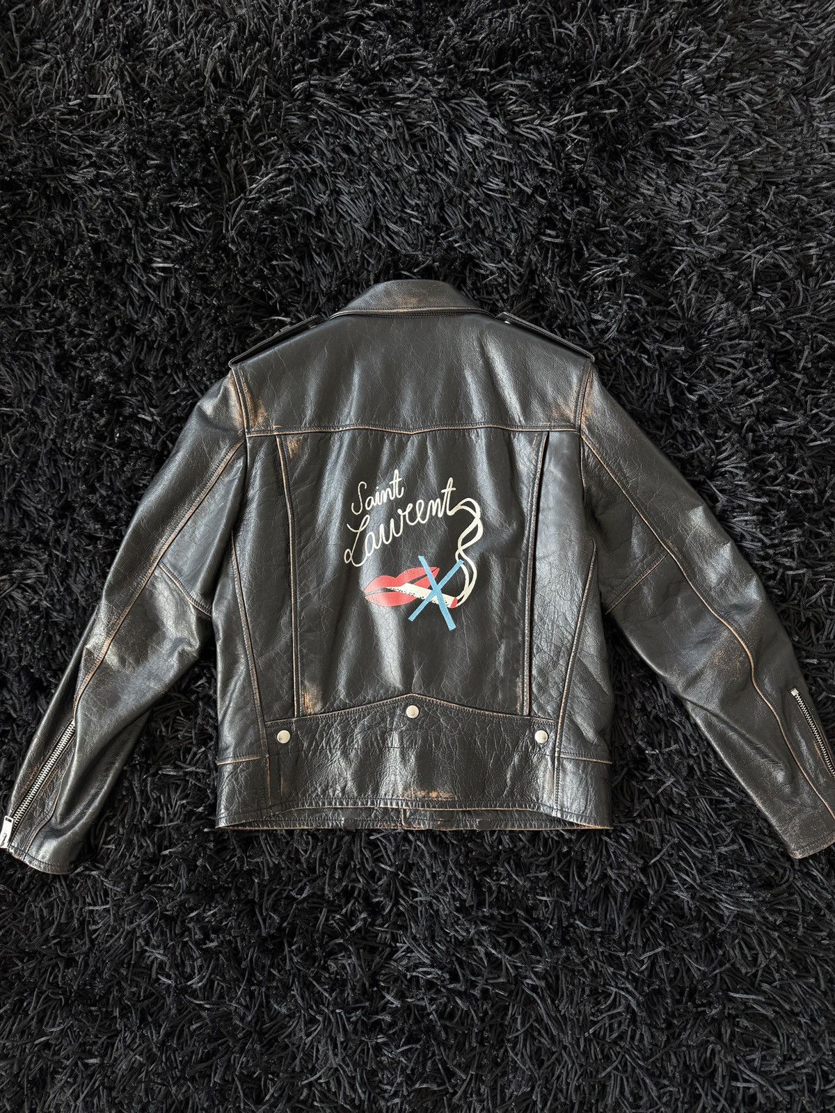 Saint Laurent Paris Saint Laurent Leather Jacket Size US L / EU 52-54 / 3 - 1 Thumbnail